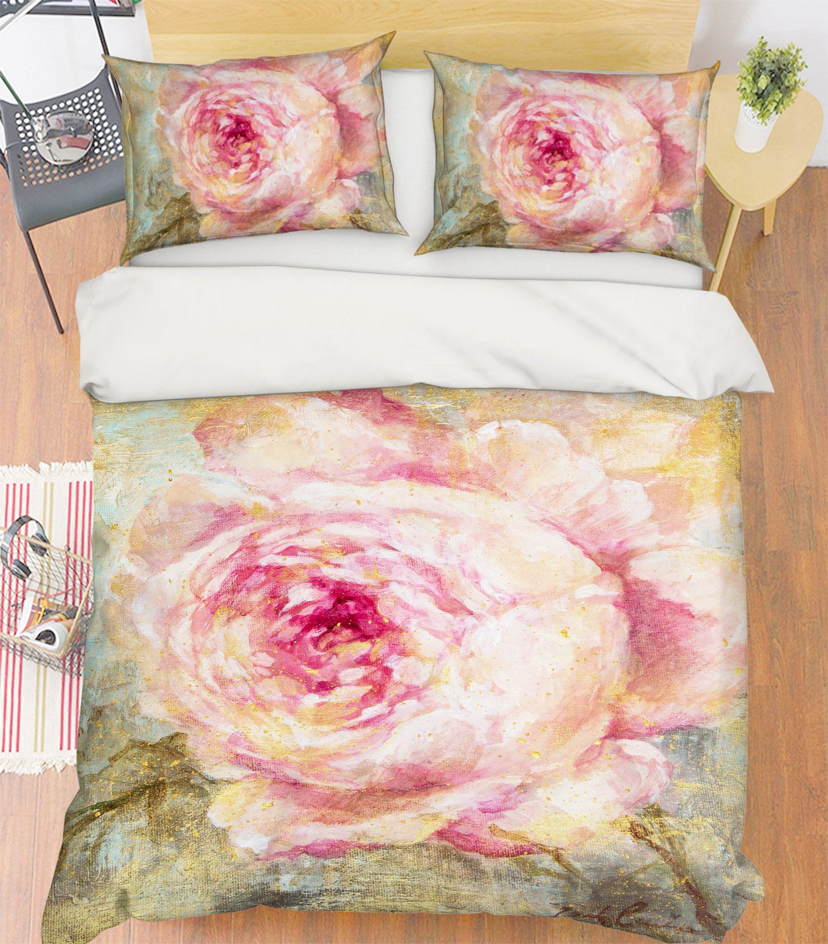 3D Flower Rose 2135 Debi Coules Bedding Bed Pillowcases Quilt