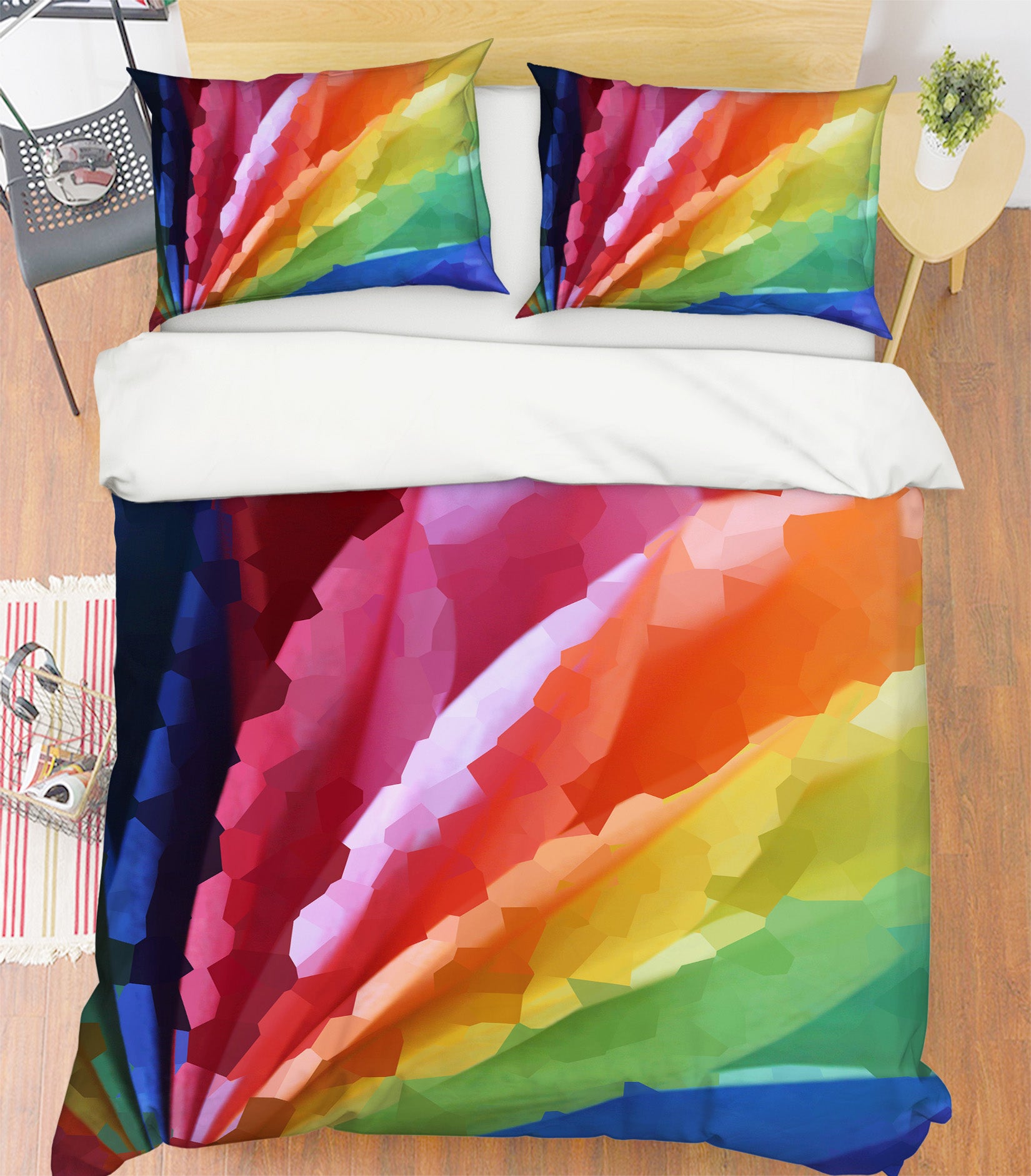 3D Colored Feathers 19142 Shandra Smith Bedding Bed Pillowcases Quilt