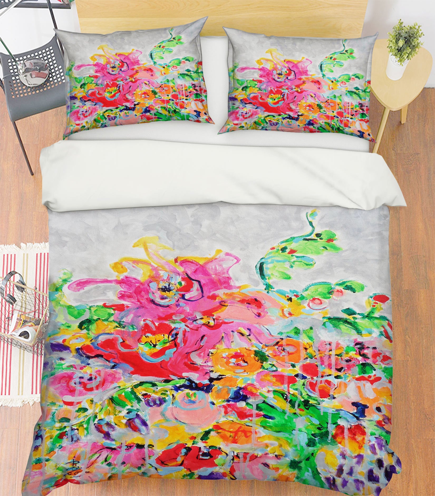 3D Colorful Petals 1225 Misako Chida Bedding Bed Pillowcases Quilt Cover Duvet Cover