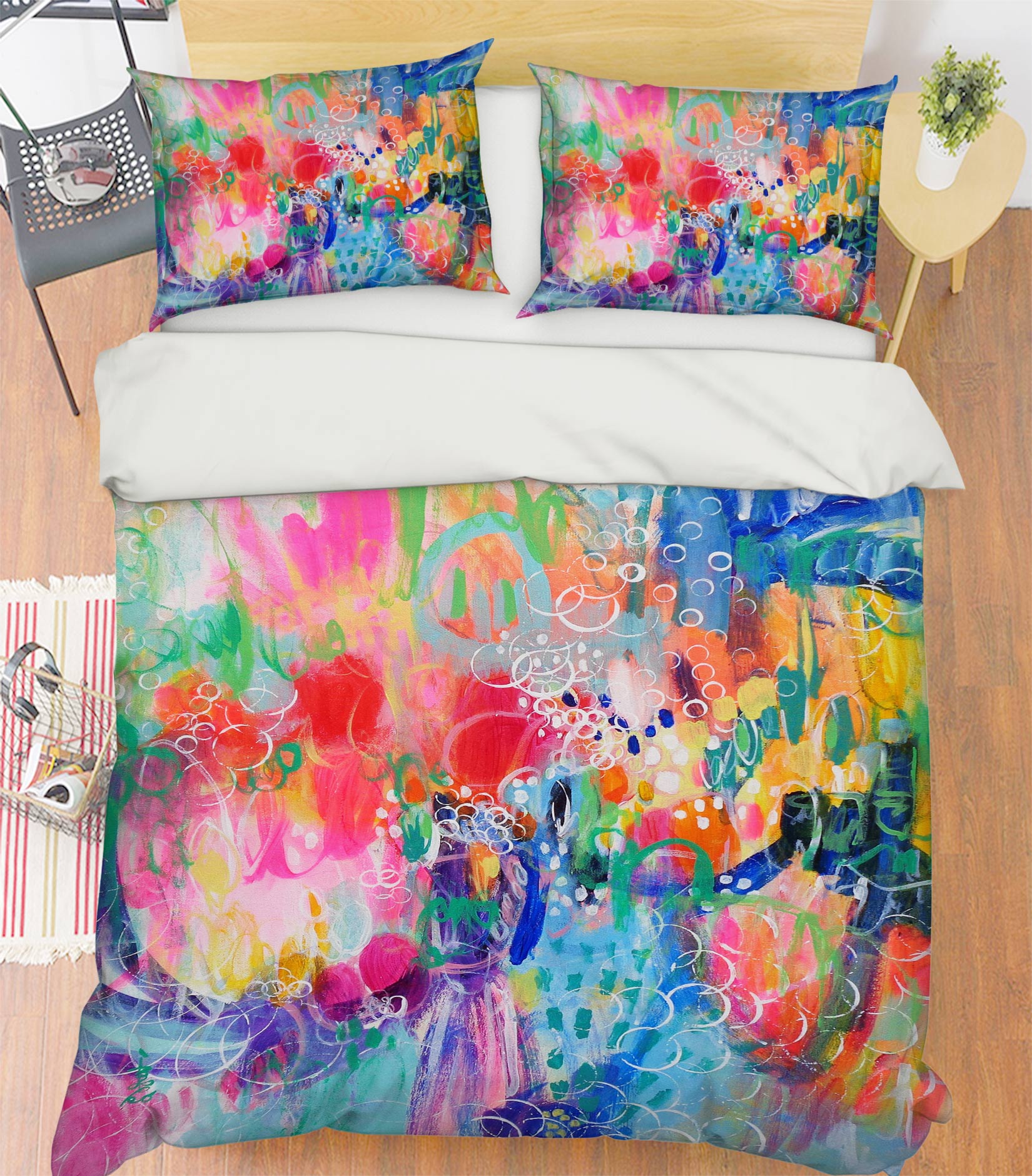 3D Cute Bubbles 1218 Misako Chida Bedding Bed Pillowcases Quilt Cover Duvet Cover
