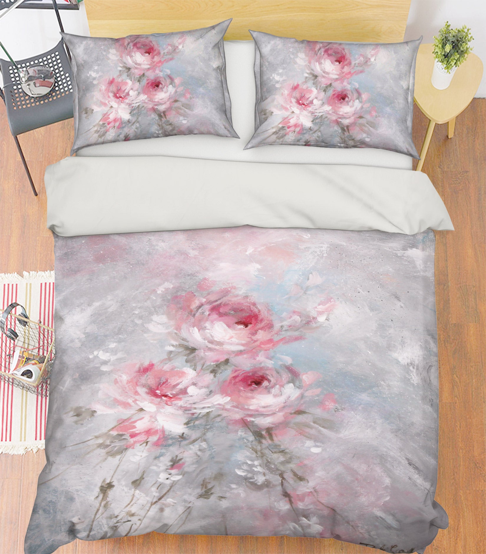 3D Rose Flower 2144 Debi Coules Bedding Bed Pillowcases Quilt