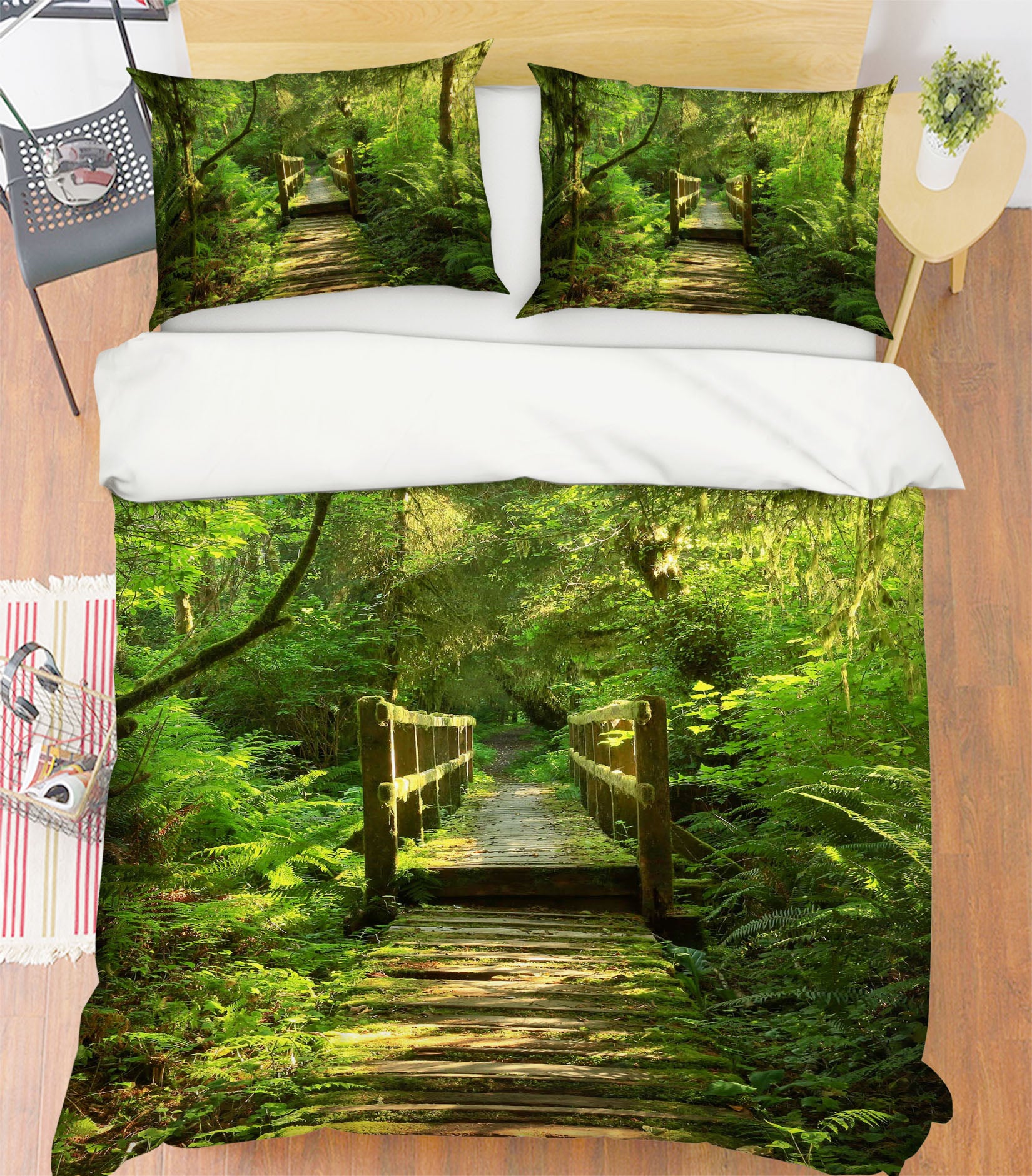 3D Serene Park 2138 Kathy Barefield Bedding Bed Pillowcases Quilt