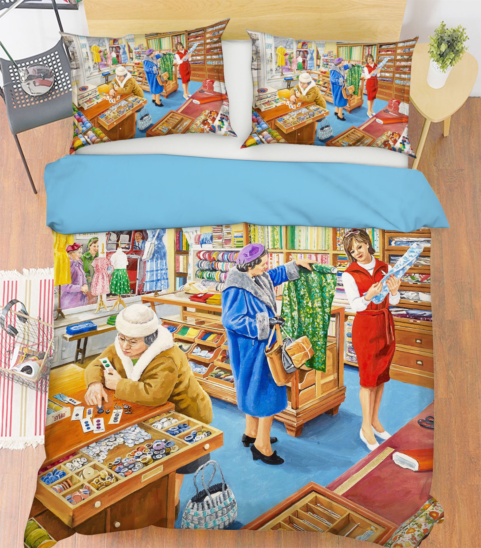 3D The Haberdasher 2060 Trevor Mitchell bedding Bed Pillowcases Quilt