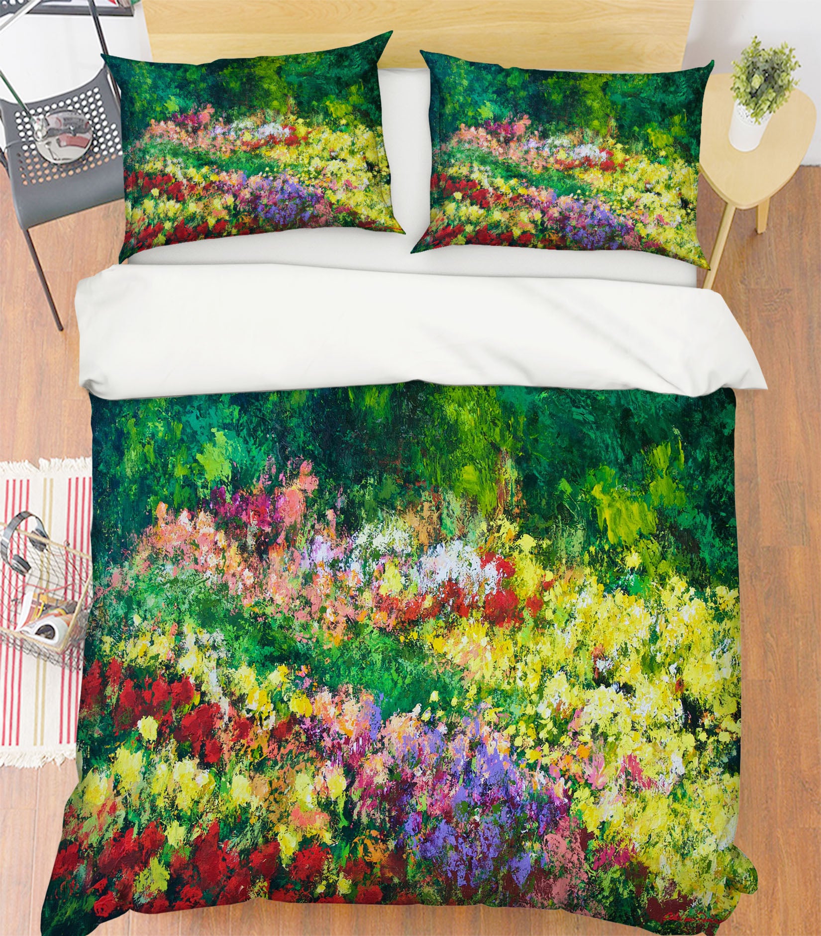 3D Forest Garden 1072 Allan P. Friedlander Bedding Bed Pillowcases Quilt