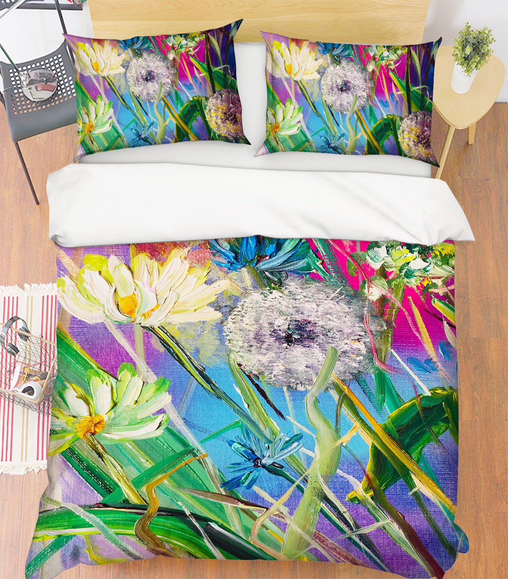 3D Dandelion Flower 563 Skromova Marina Bedding Bed Pillowcases Quilt