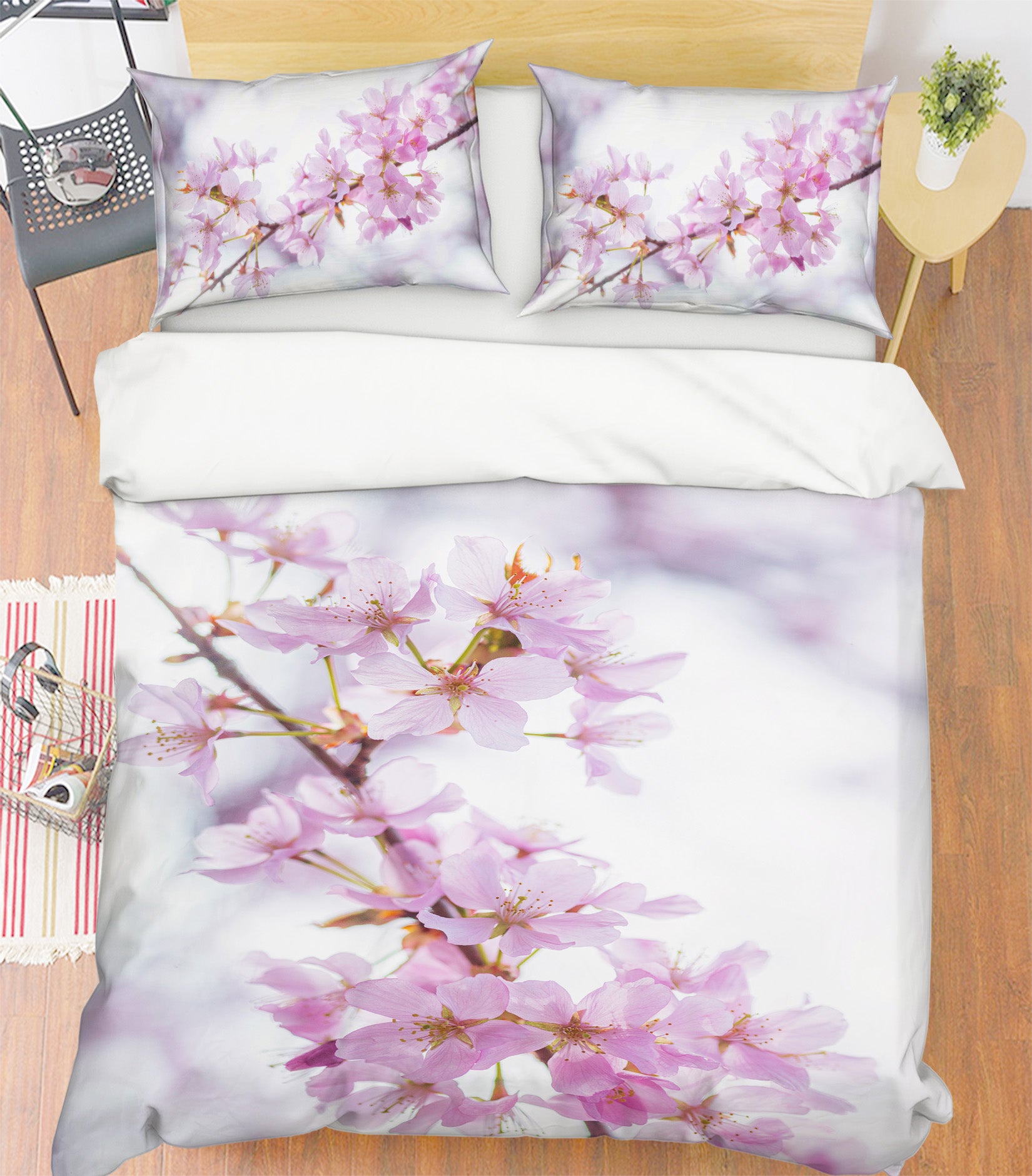 3D Peach Blossom 85146 Assaf Frank Bedding Bed Pillowcases Quilt