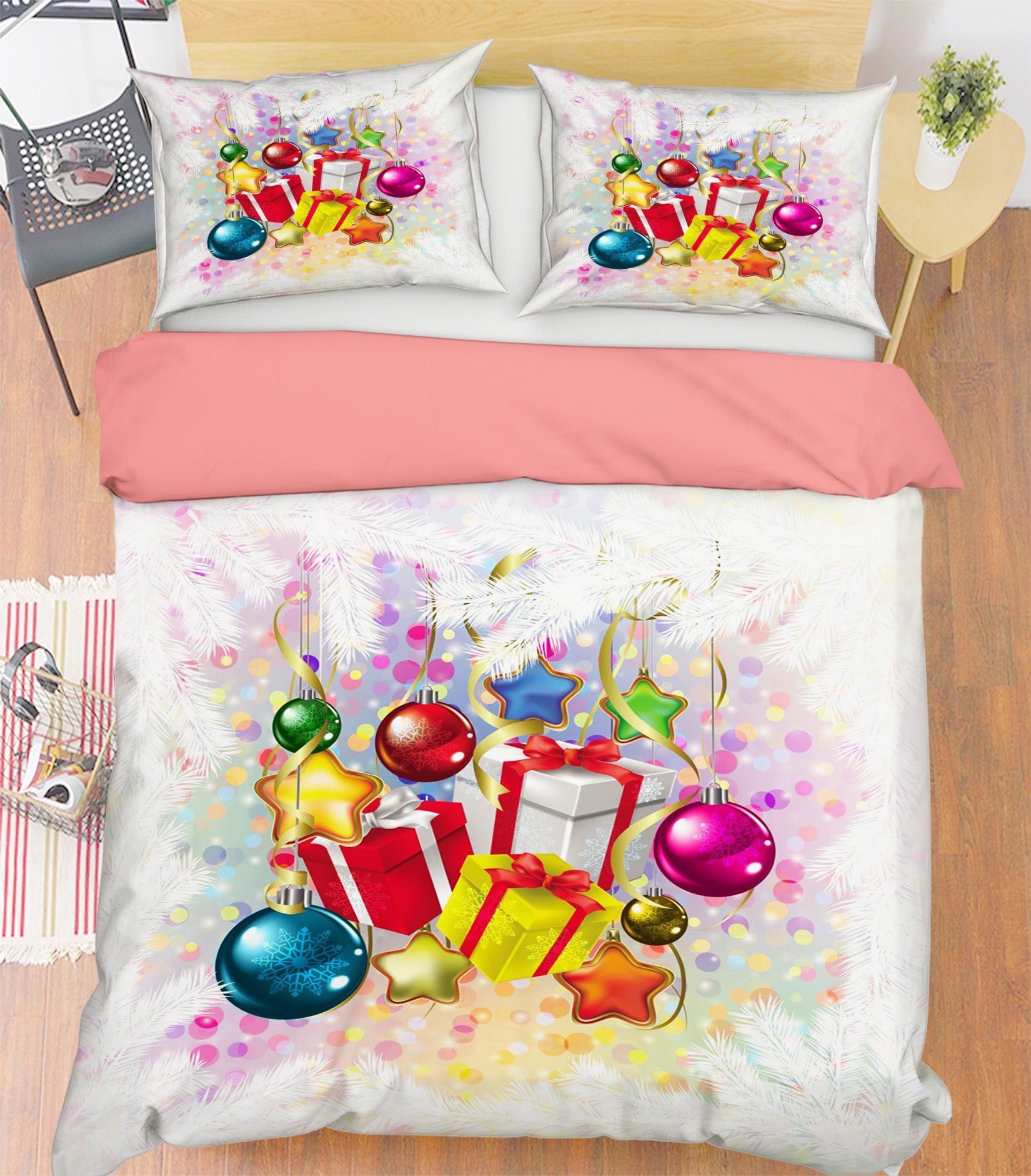 3D Gift 31140 Christmas Quilt Duvet Cover Xmas Bed Pillowcases