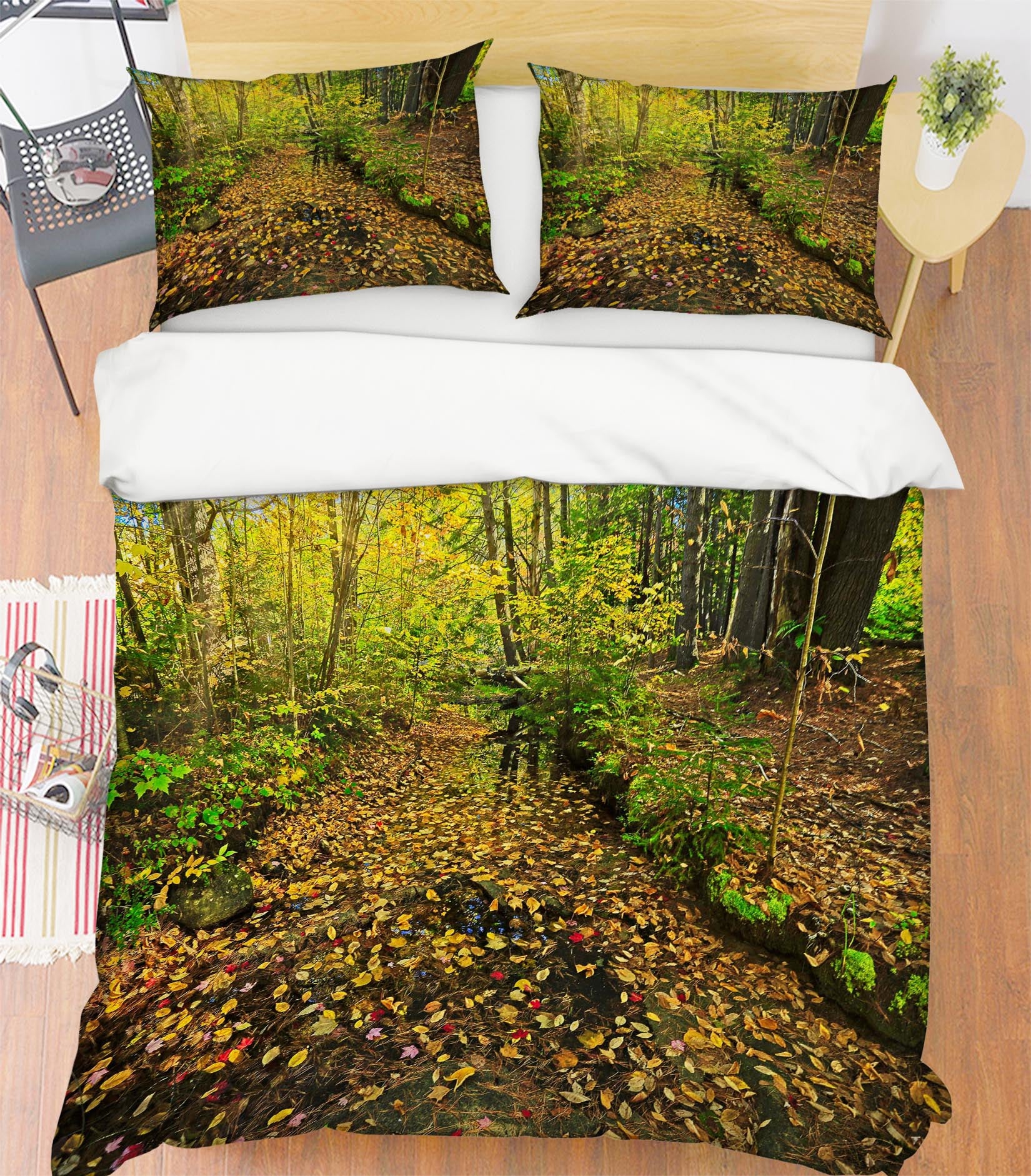 3D Leaf Creek 62187 Kathy Barefield Bedding Bed Pillowcases Quilt