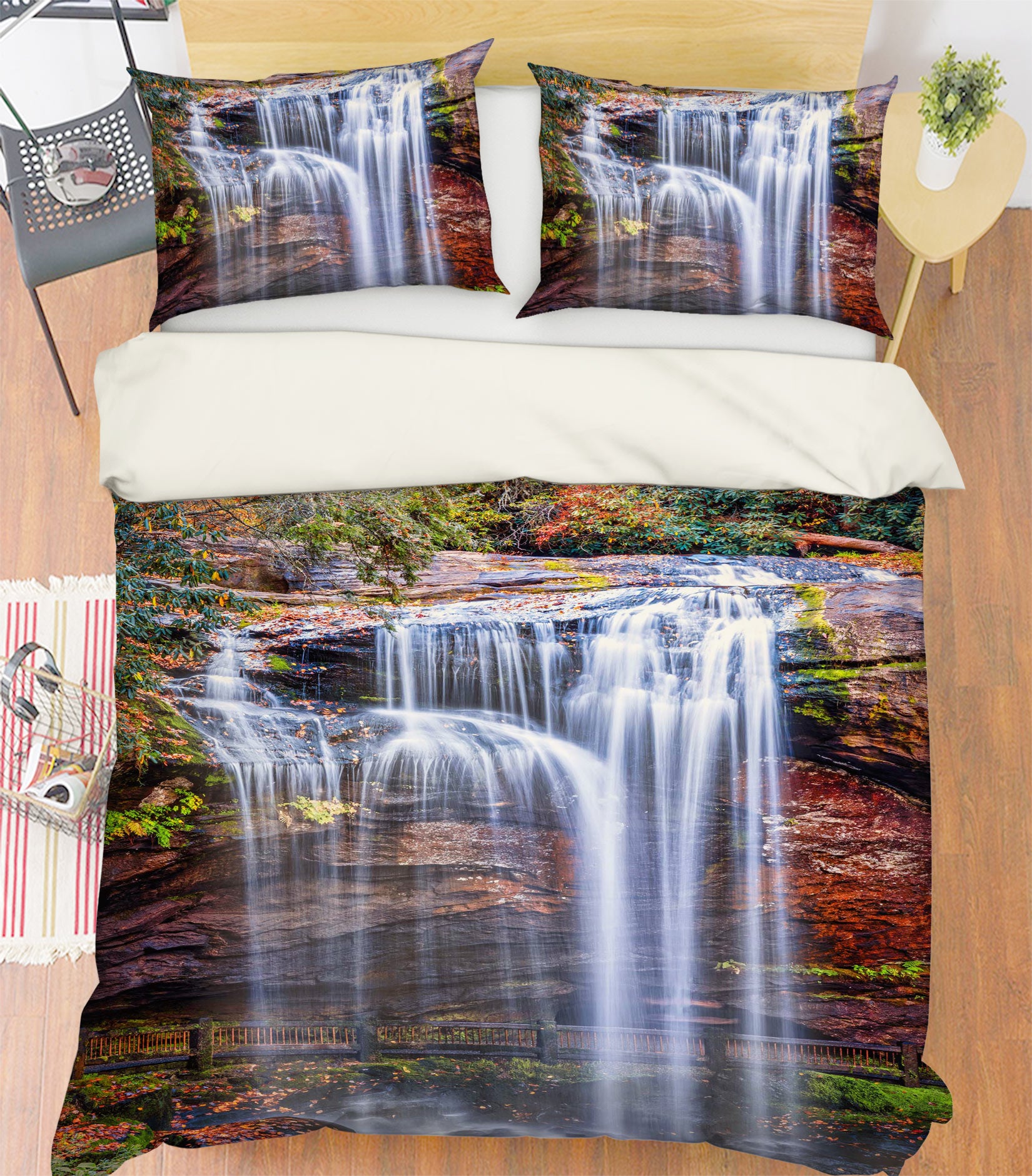 3D Fall 8568 Beth Sheridan Bedding Bed Pillowcases Quilt