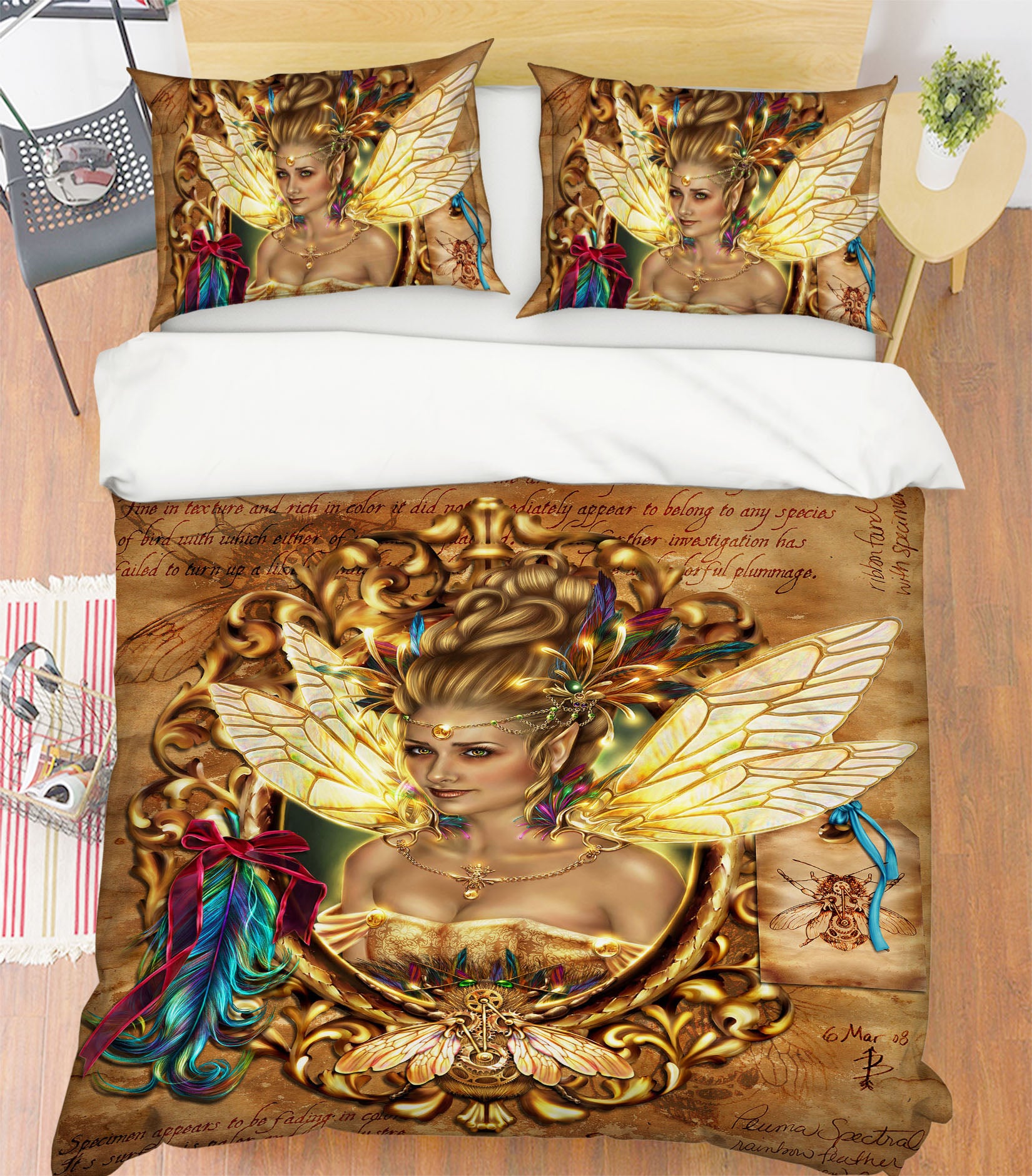 3D Golden Woman 8828 Brigid Ashwood Bedding Bed Pillowcases Quilt Cover Duvet Cover