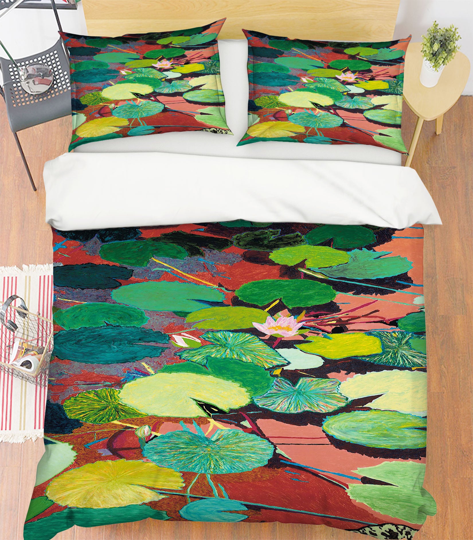 3D Green Pond 1168 Allan P. Friedlander Bedding Bed Pillowcases Quilt