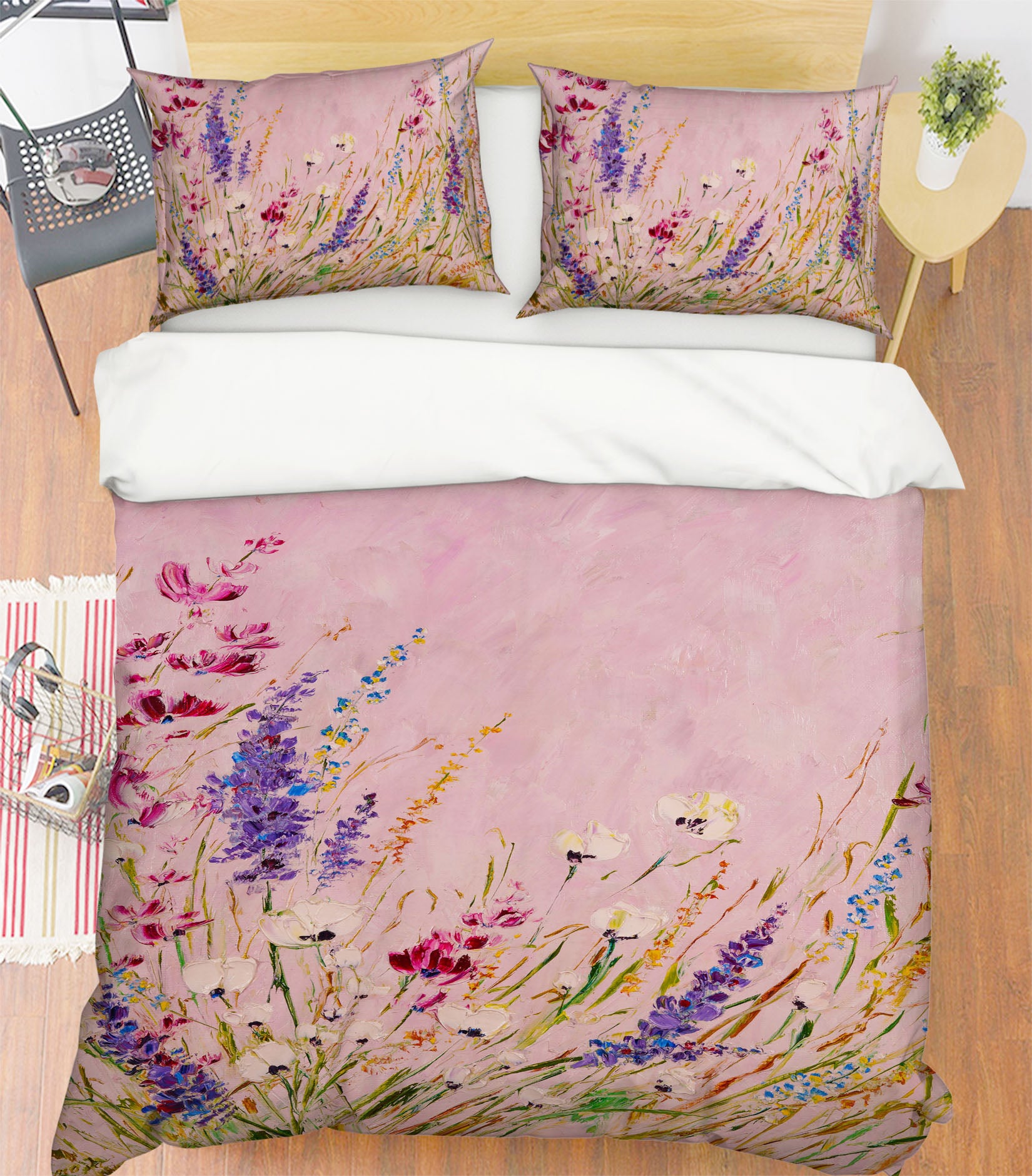 3D Lavender Flower 571 Skromova Marina Bedding Bed Pillowcases Quilt