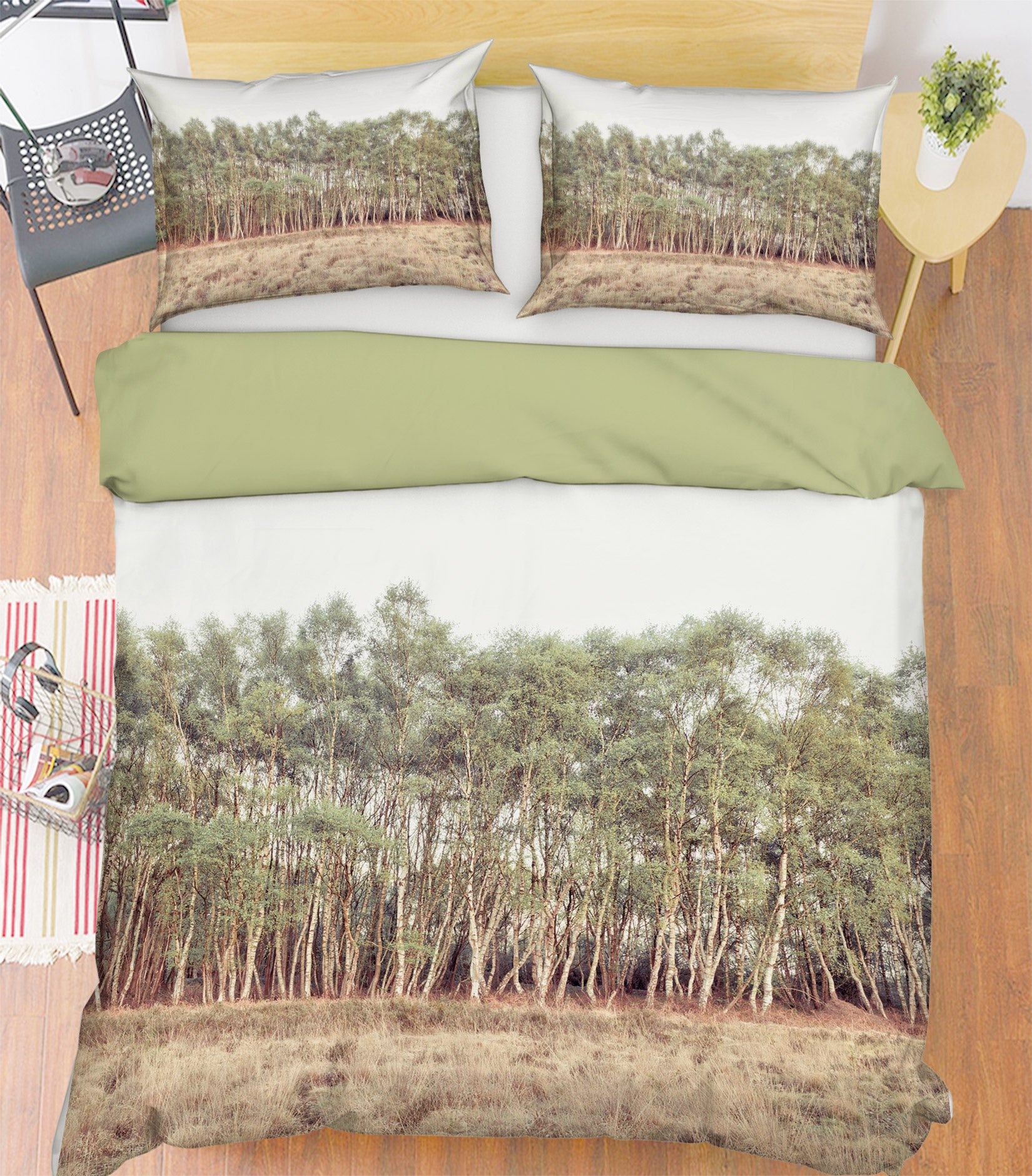 3D Forest Grass 1056 Assaf Frank Bedding Bed Pillowcases Quilt
