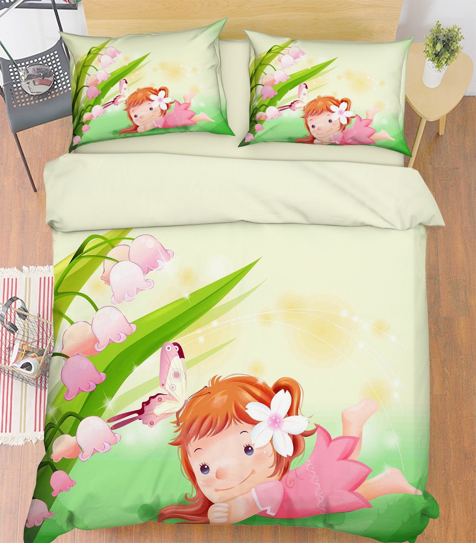 3D Lovely Little Girl 157 Bed Pillowcases Quilt Wallpaper AJ Wallpaper 