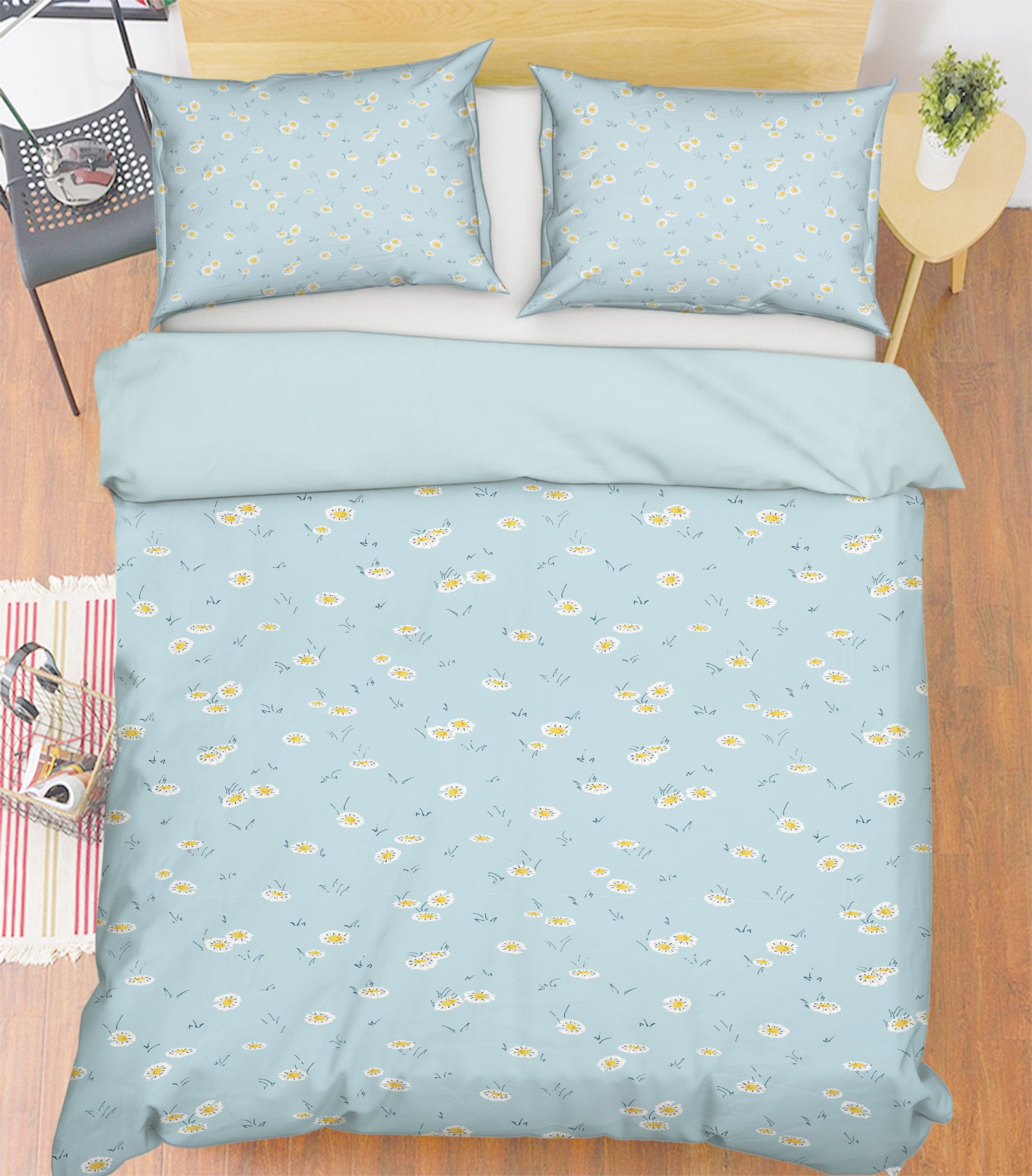 3D Small Daisy Pattern 109134 Kashmira Jayaprakash Bedding Bed Pillowcases Quilt