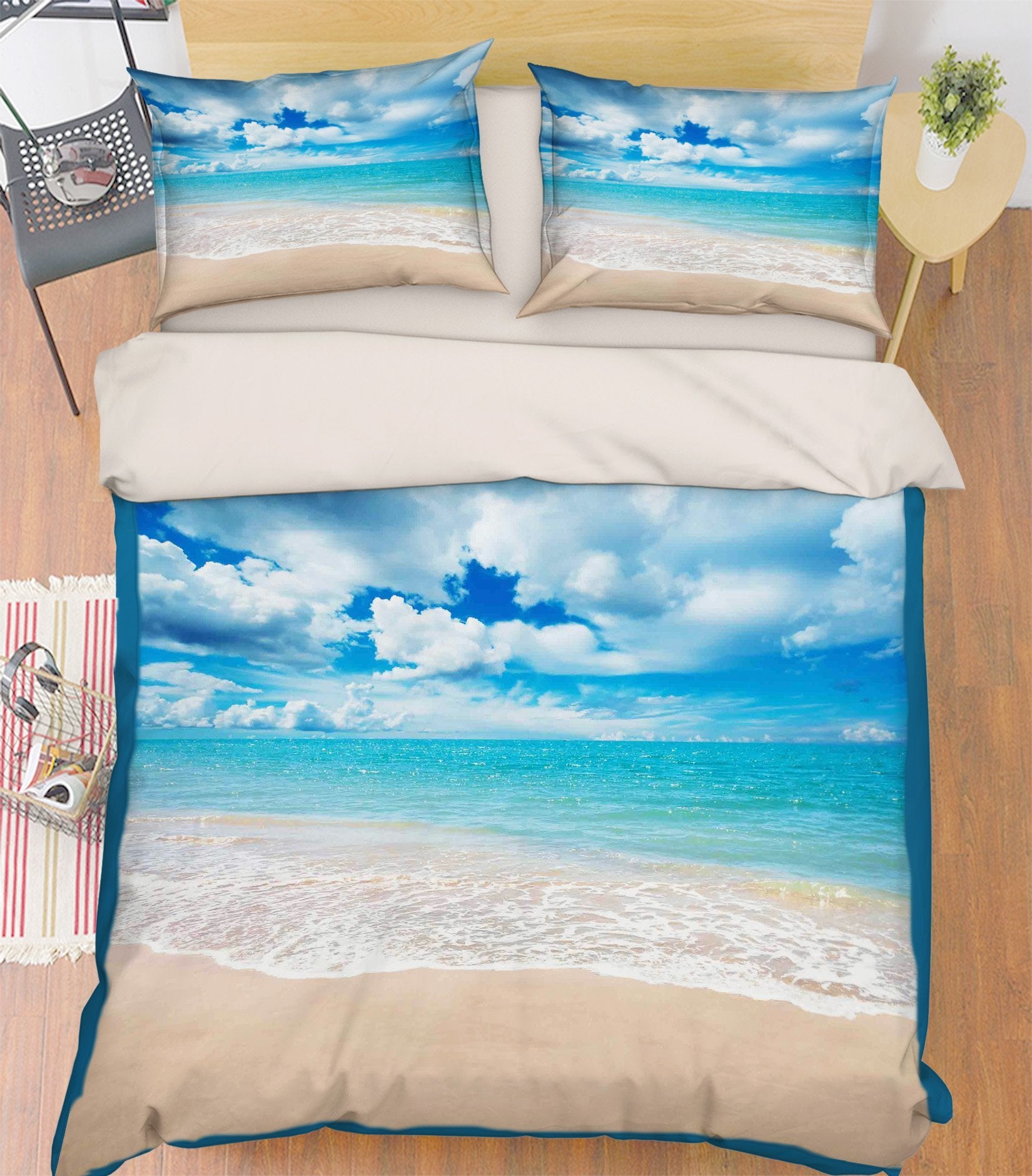 3D White Clouds 127 Bed Pillowcases Quilt Wallpaper AJ Wallpaper 