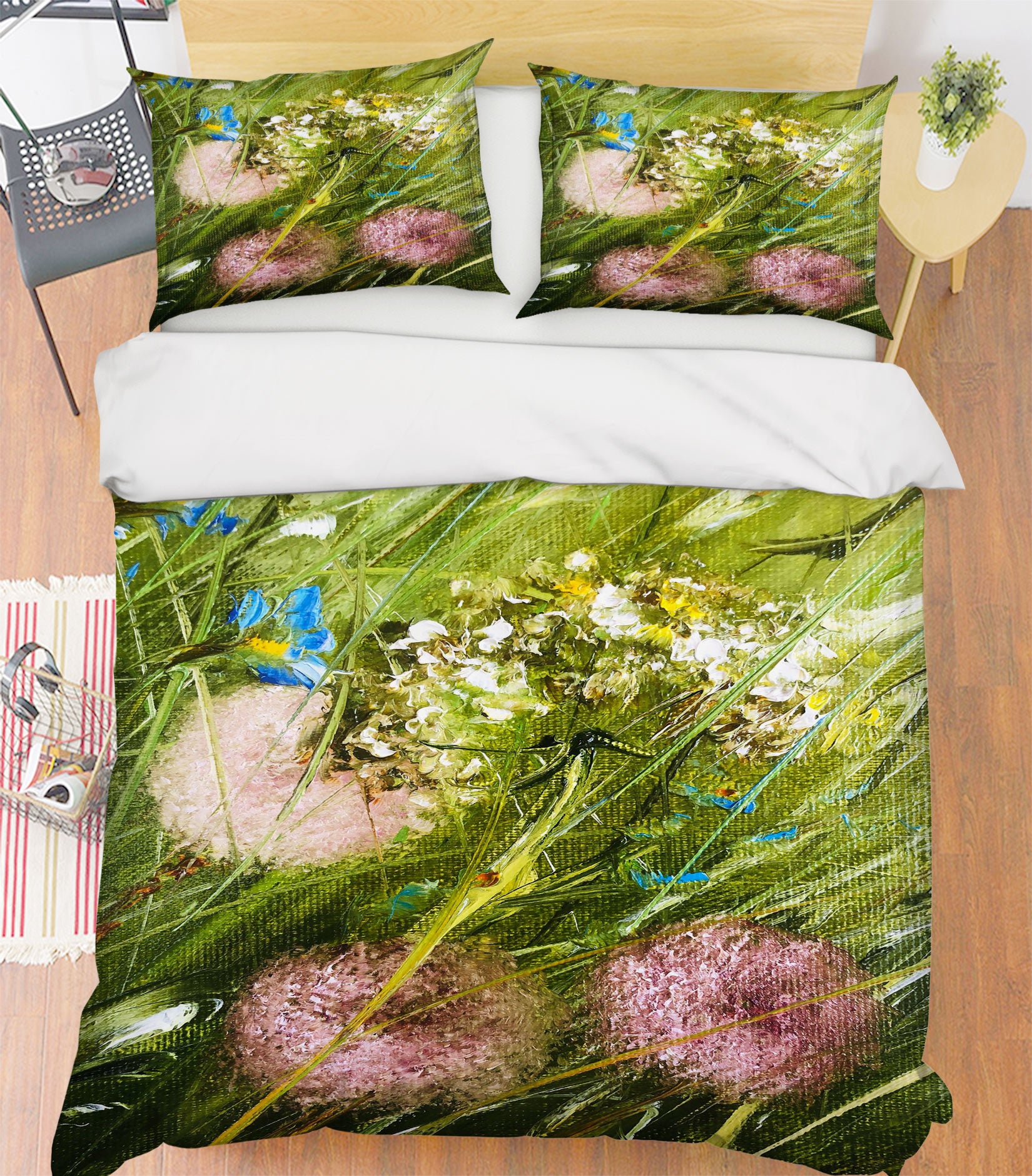 3D Green Grass 503 Skromova Marina Bedding Bed Pillowcases Quilt