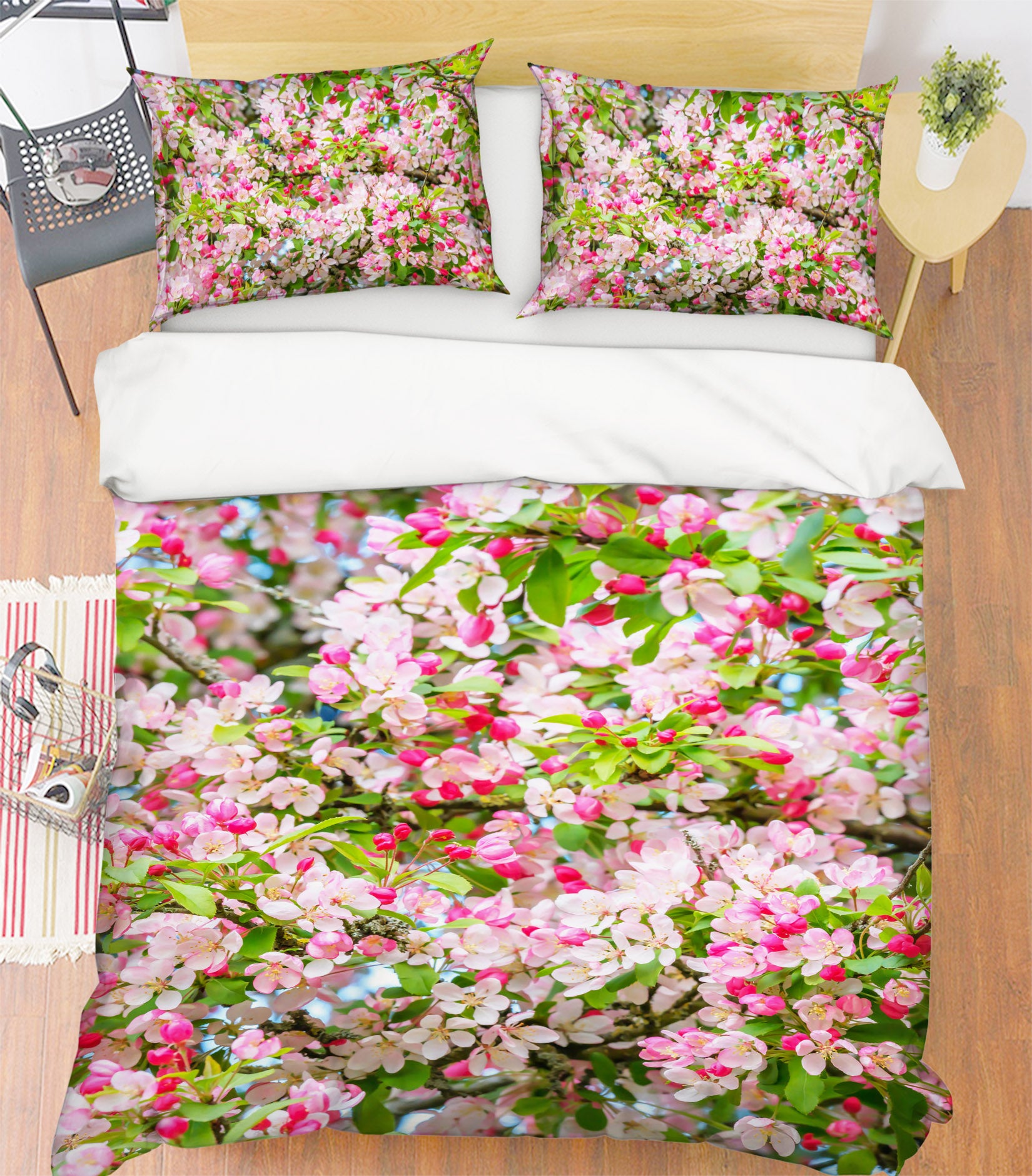 3D Pink Peach Blossom 7179 Assaf Frank Bedding Bed Pillowcases Quilt Cover Duvet Cover