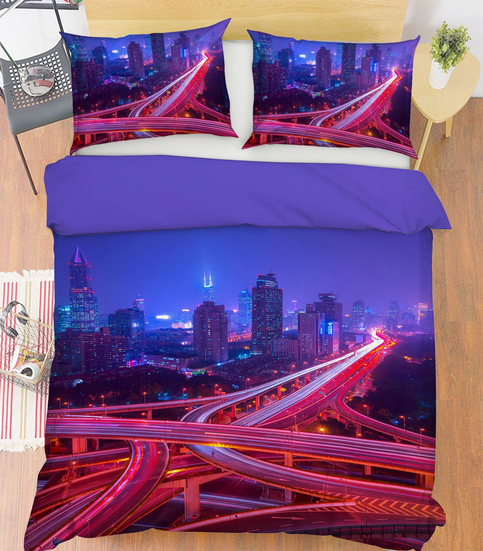 3D Transportation Hub 2130 Marco Carmassi Bedding Bed Pillowcases Quilt