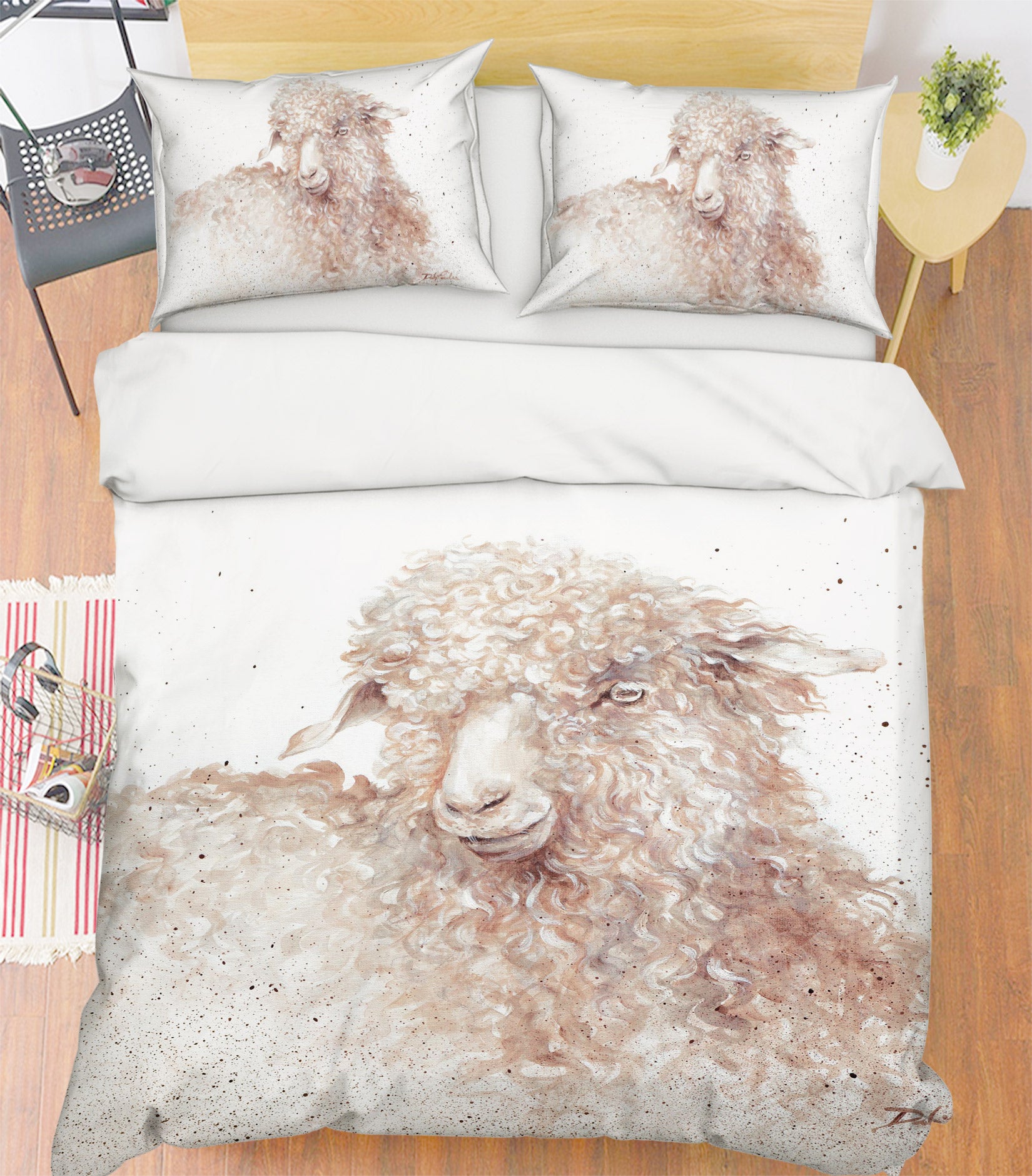 3D Sheep 2143 Debi Coules Bedding Bed Pillowcases Quilt