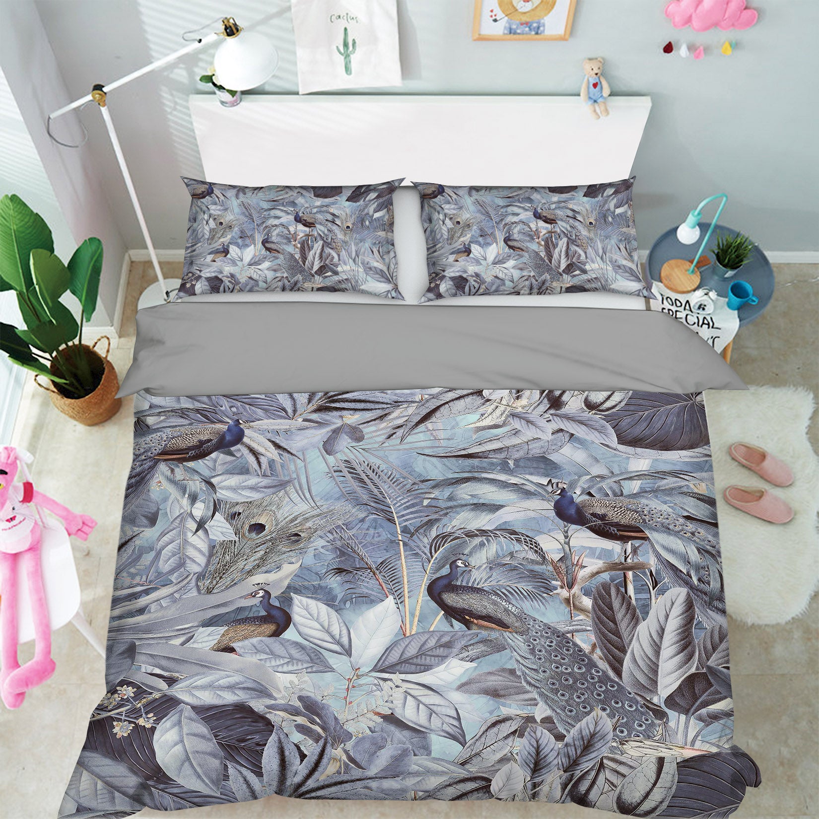3D Forest Leaves 110 Andrea haase Bedding Bed Pillowcases Quilt