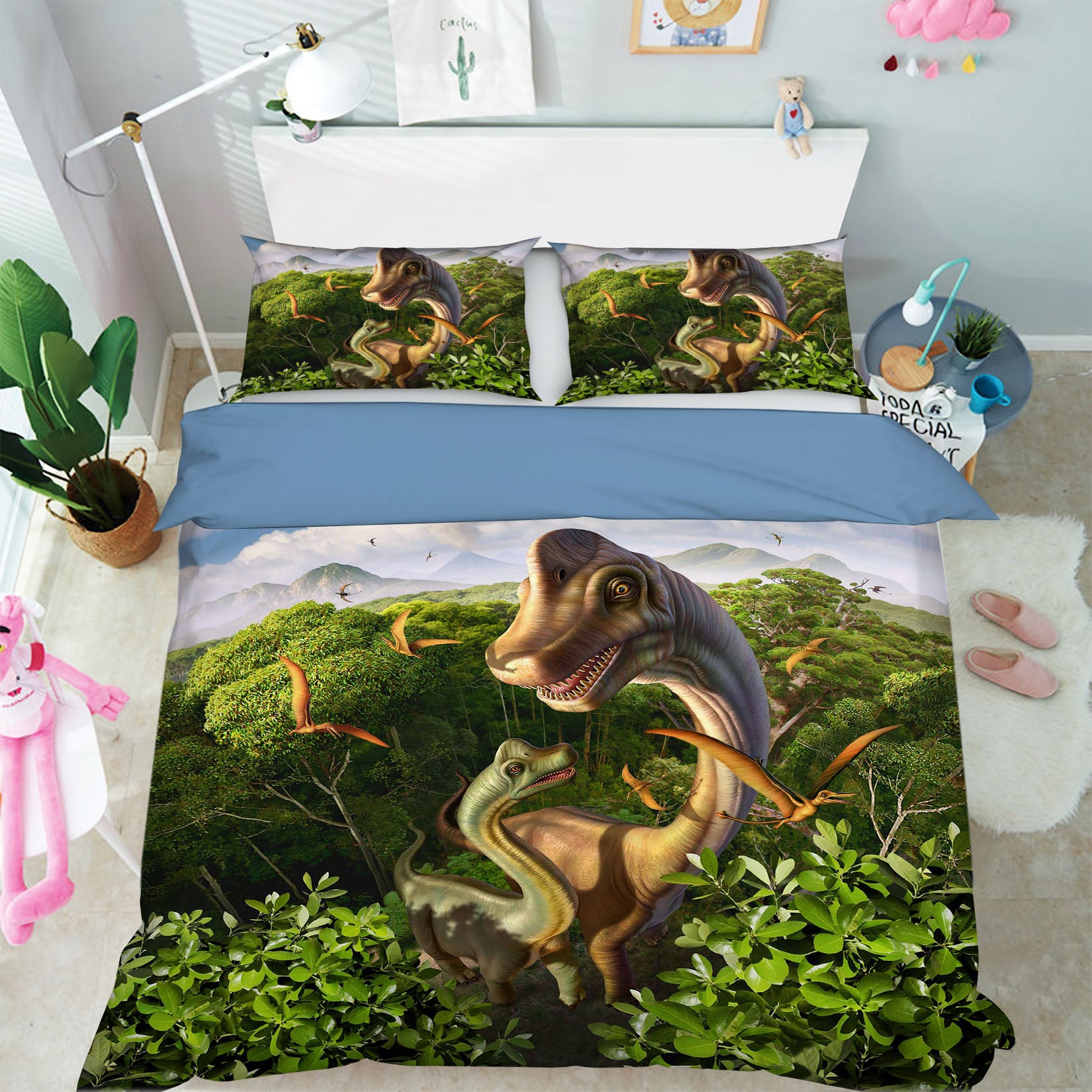 3D Brachiosaurus 2102 Jerry LoFaro bedding Bed Pillowcases Quilt