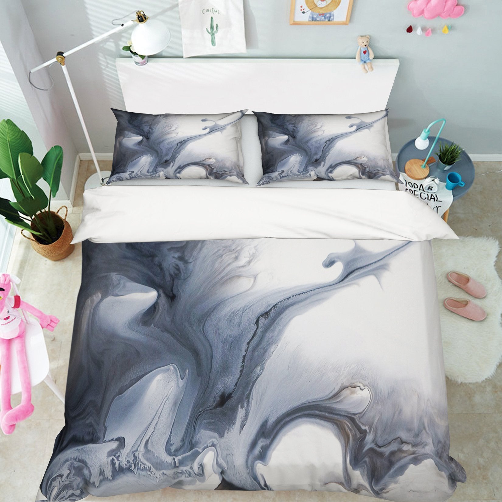 3D Abstract Spark 073 Bed Pillowcases Quilt Wallpaper AJ Wallpaper 