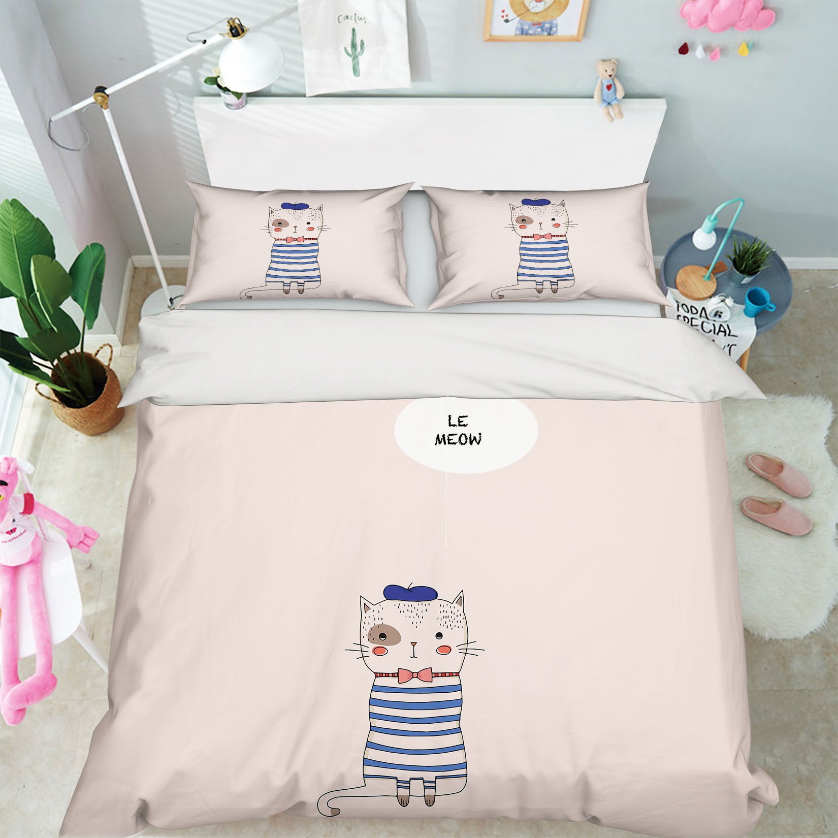 3D Cute Kitten 174 Boris Draschoff Bedding Bed Pillowcases Quilt