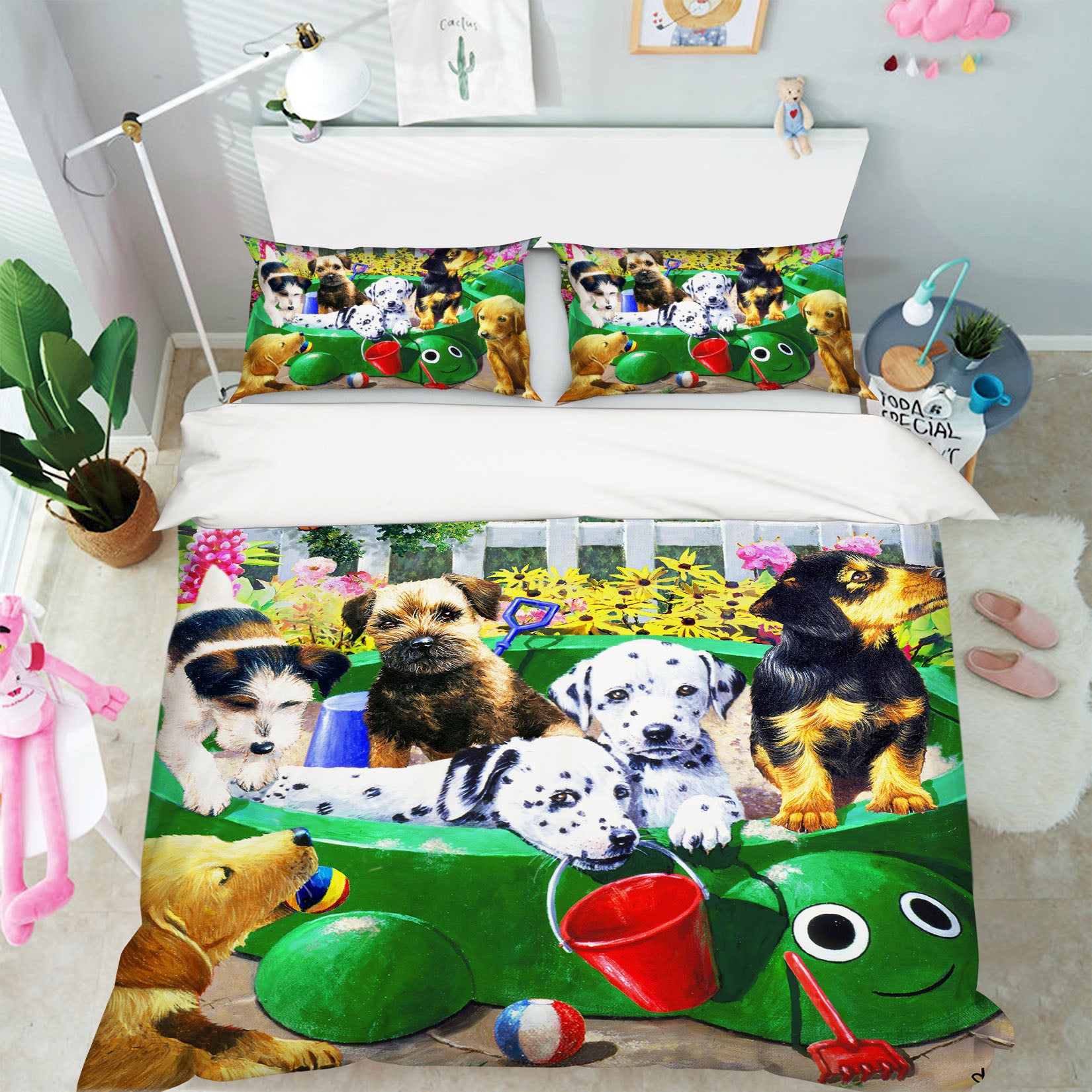 3D Puppy 12509 Kevin Walsh Bedding Bed Pillowcases Quilt