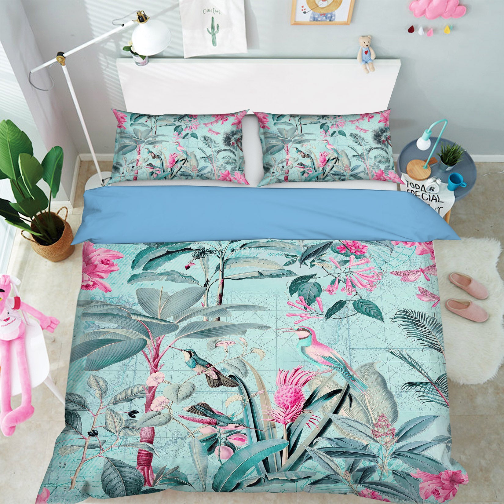 3D Bird Singing 129 Andrea haase Bedding Bed Pillowcases Quilt