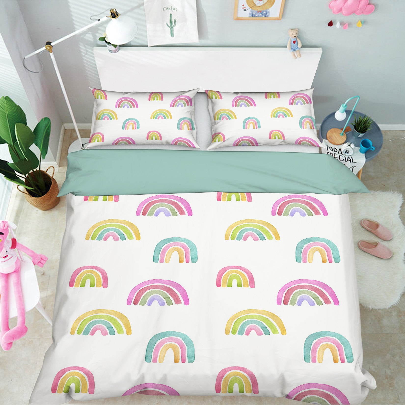 3D Rainbow Painting 206 Uta Naumann Bedding Bed Pillowcases Quilt