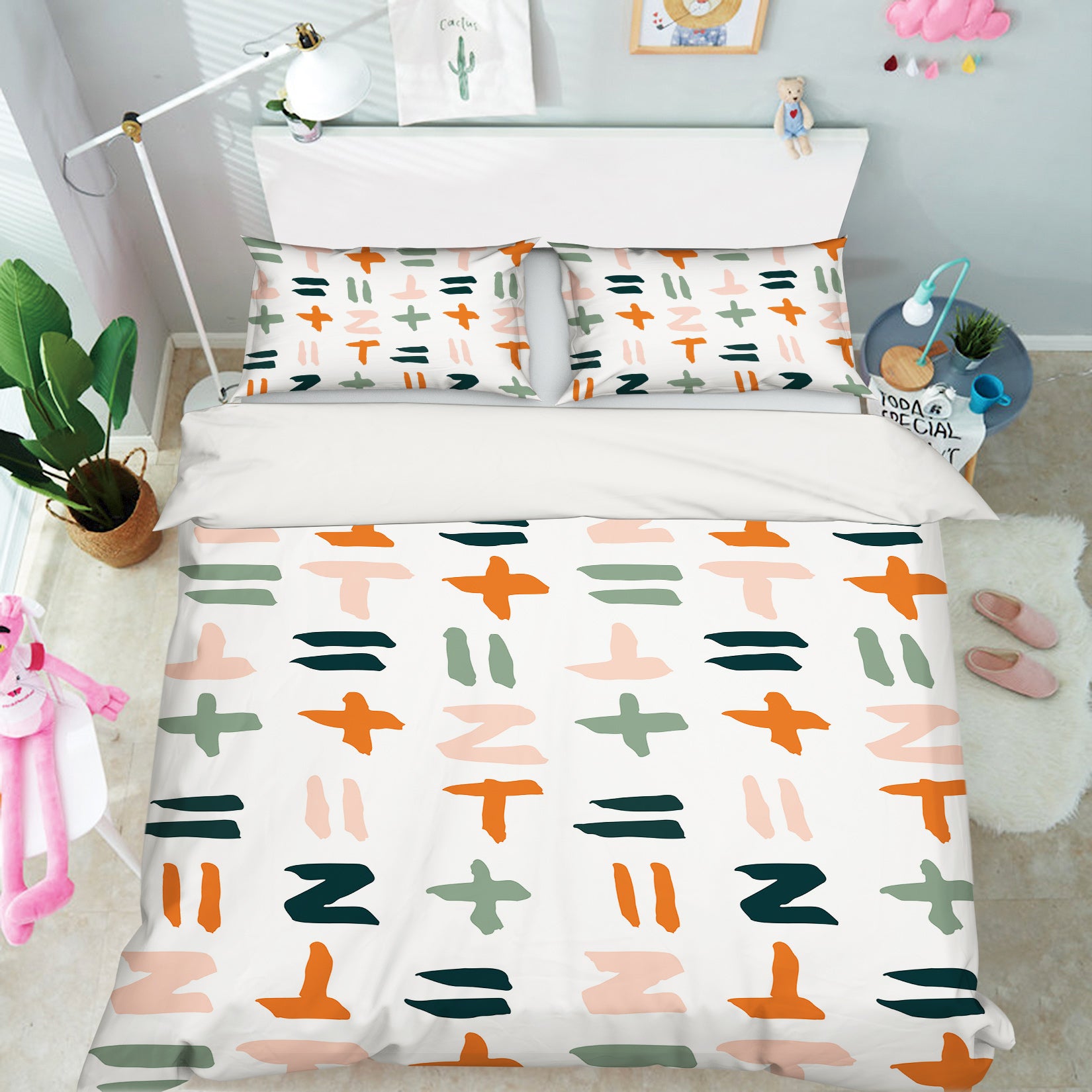 3D Colorful Symbol 109158 Kashmira Jayaprakash Bedding Bed Pillowcases Quilt