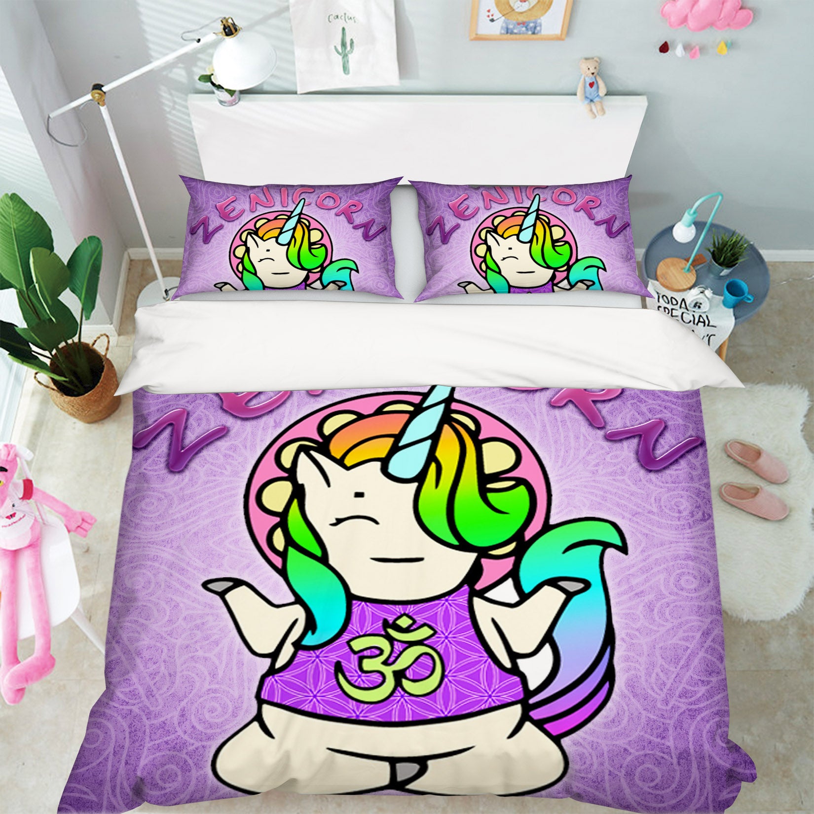 3D Cartoon Unicorn 8818 Brigid Ashwood Bedding Bed Pillowcases Quilt Cover Duvet Cover