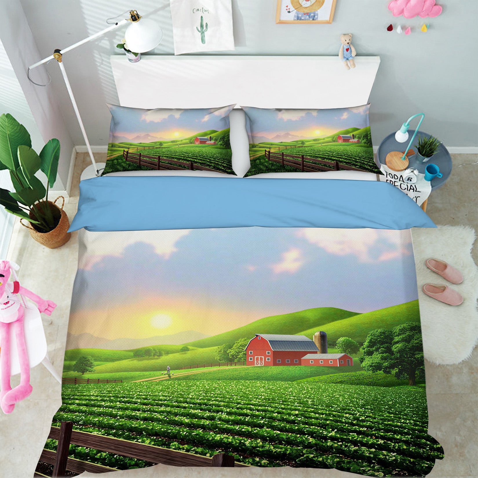 3D Farm 2120 Jerry LoFaro bedding Bed Pillowcases Quilt