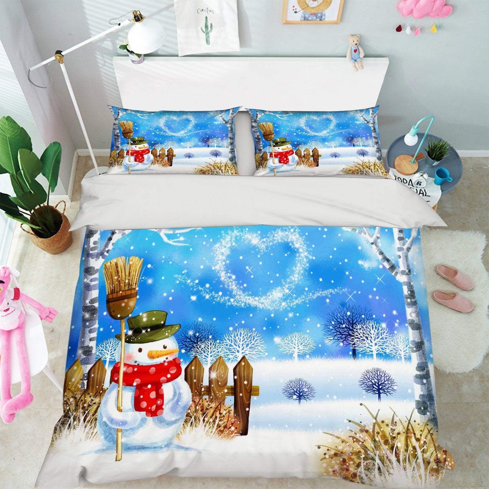 3D Pretty Winter Scenery 161 Bed Pillowcases Quilt Wallpaper AJ Wallpaper 
