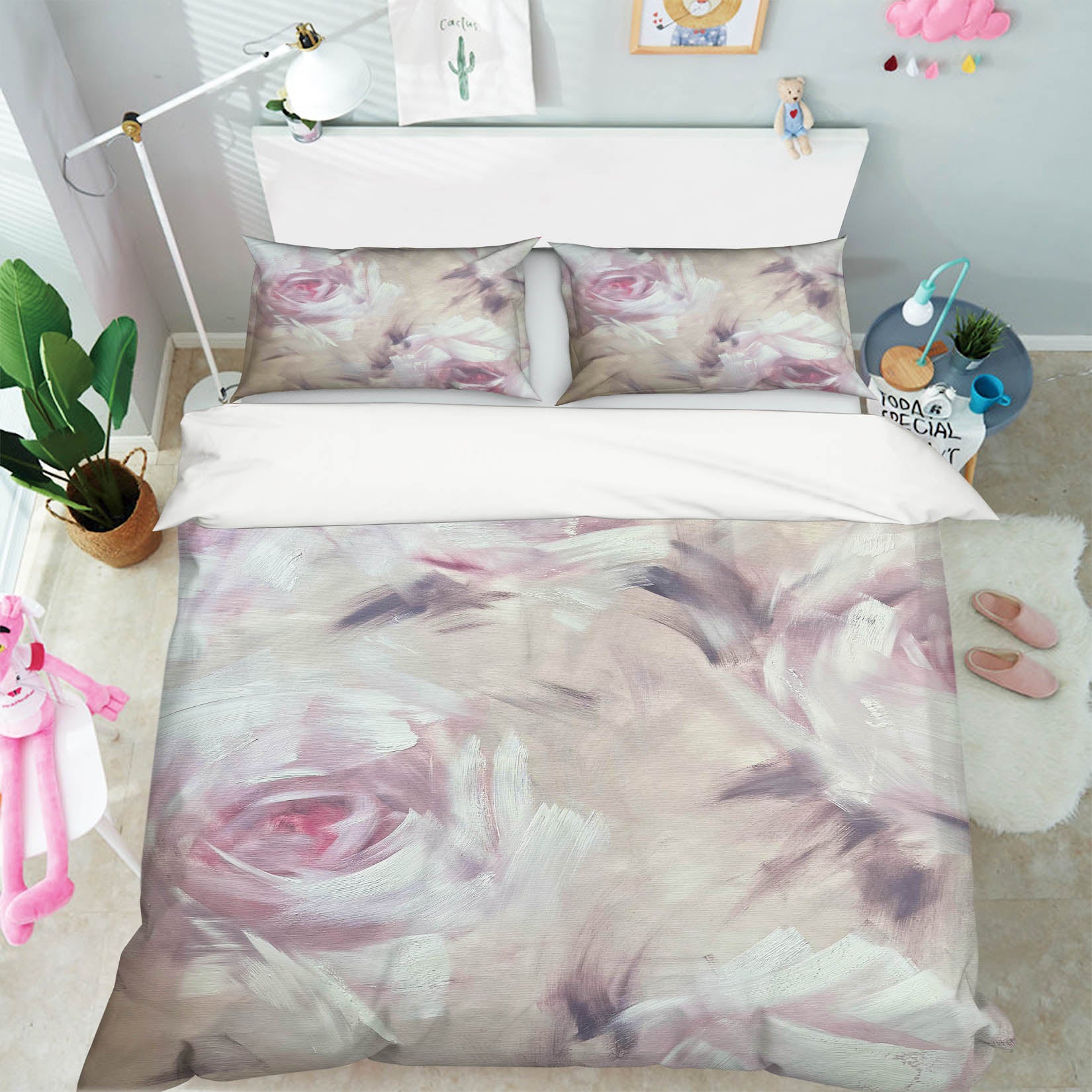 3D Soft Flower 3144 Skromova Marina Bedding Bed Pillowcases Quilt Cover Duvet Cover