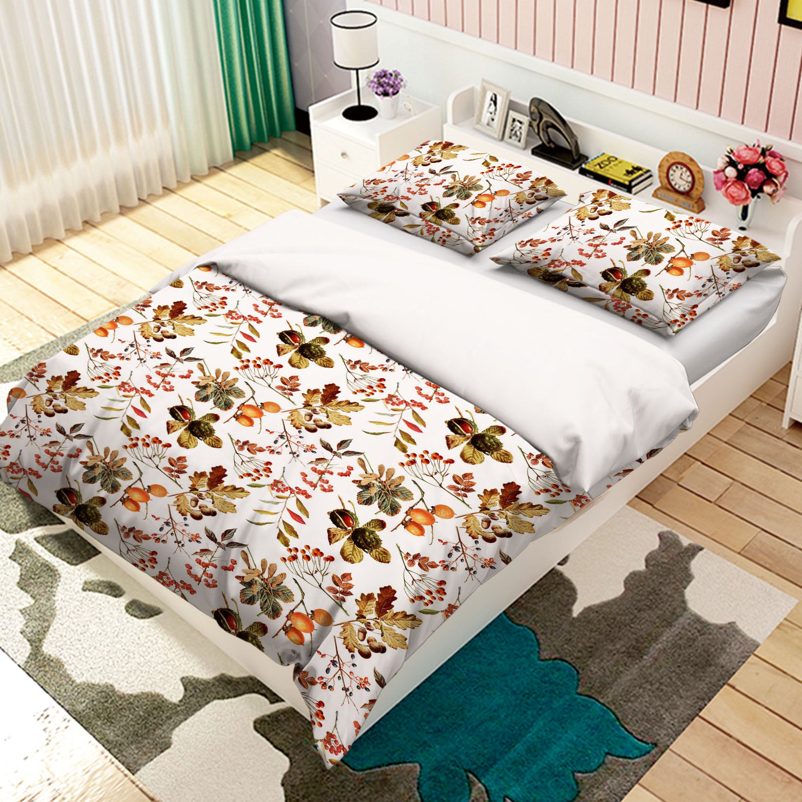 3D Mushroom Cultivation 097 Uta Naumann Bedding Bed Pillowcases Quilt