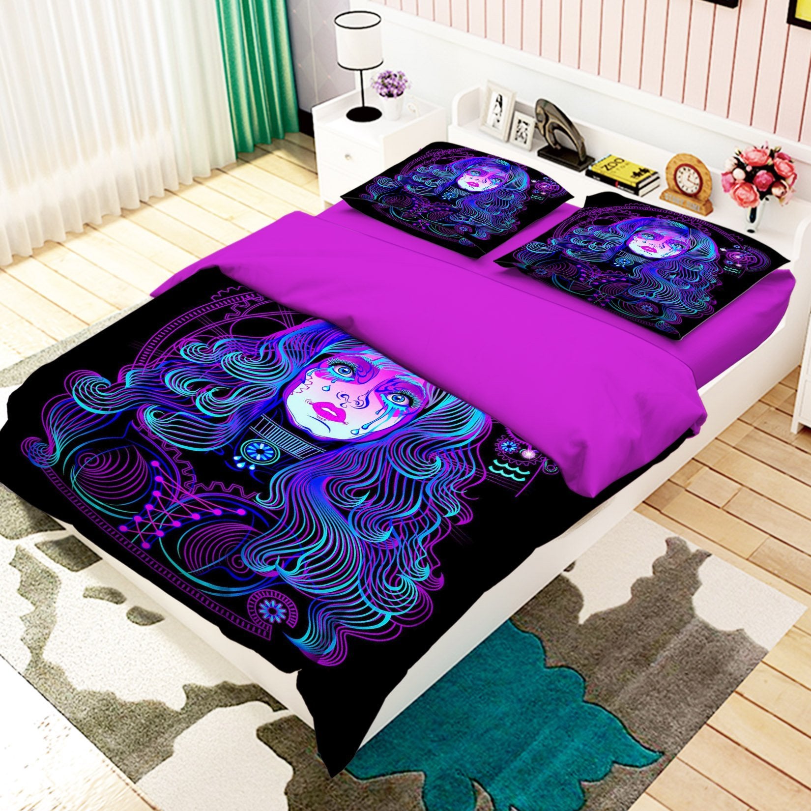 3D Virgo 307 Bed Pillowcases Quilt Wallpaper AJ Wallpaper 