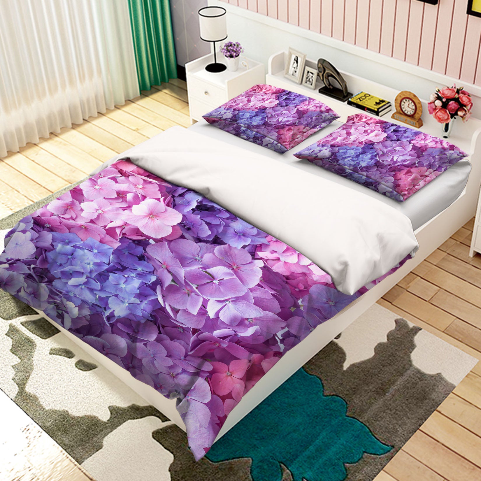 3D Purple Petals 7123 Assaf Frank Bedding Bed Pillowcases Quilt Cover Duvet Cover