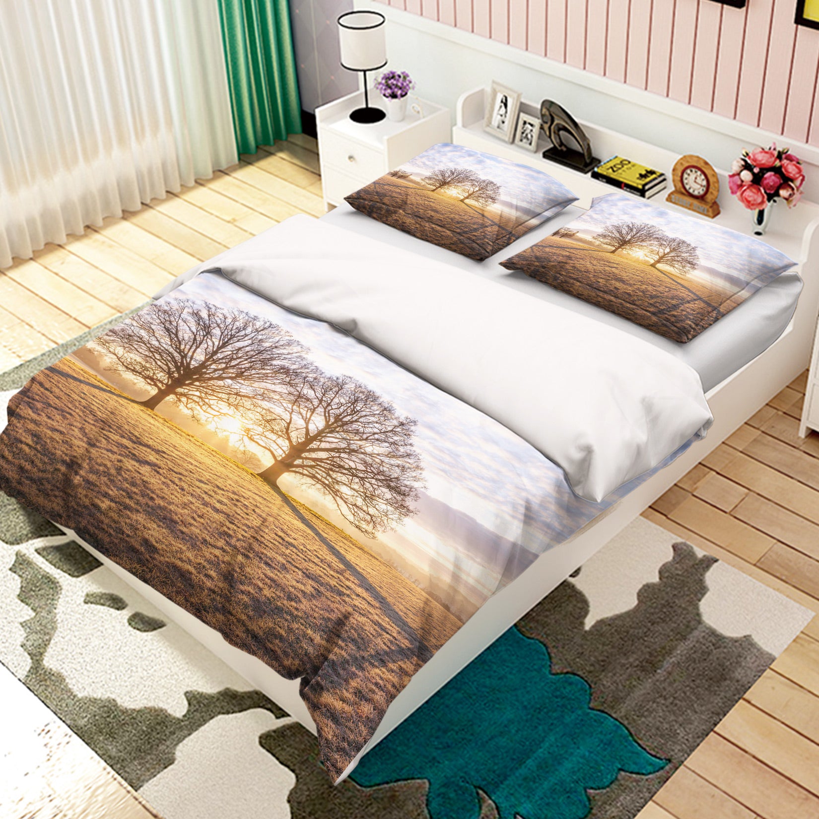 3D Prairie Tree 1082 Assaf Frank Bedding Bed Pillowcases Quilt