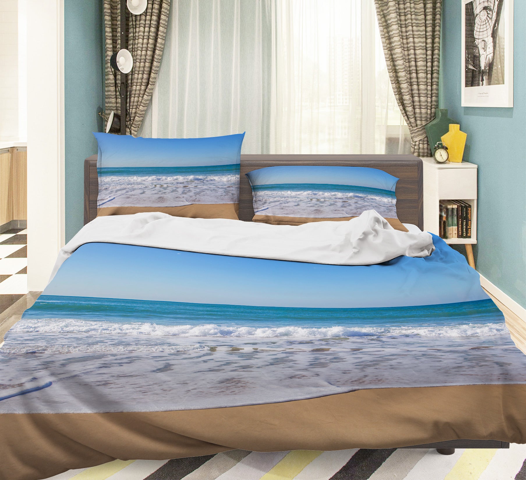 3D Beach Sea 1048 Assaf Frank Bedding Bed Pillowcases Quilt