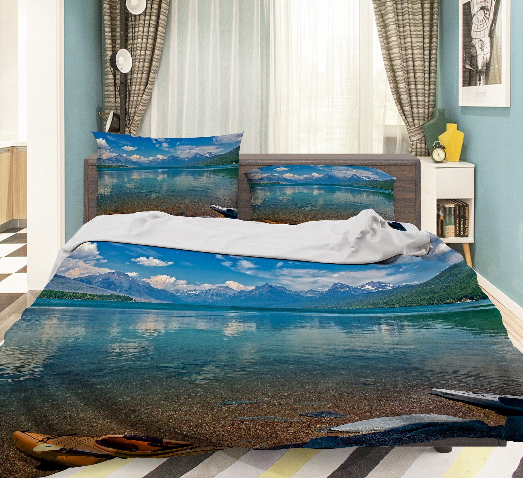3D Landscape 8679 Kathy Barefield Bedding Bed Pillowcases Quilt
