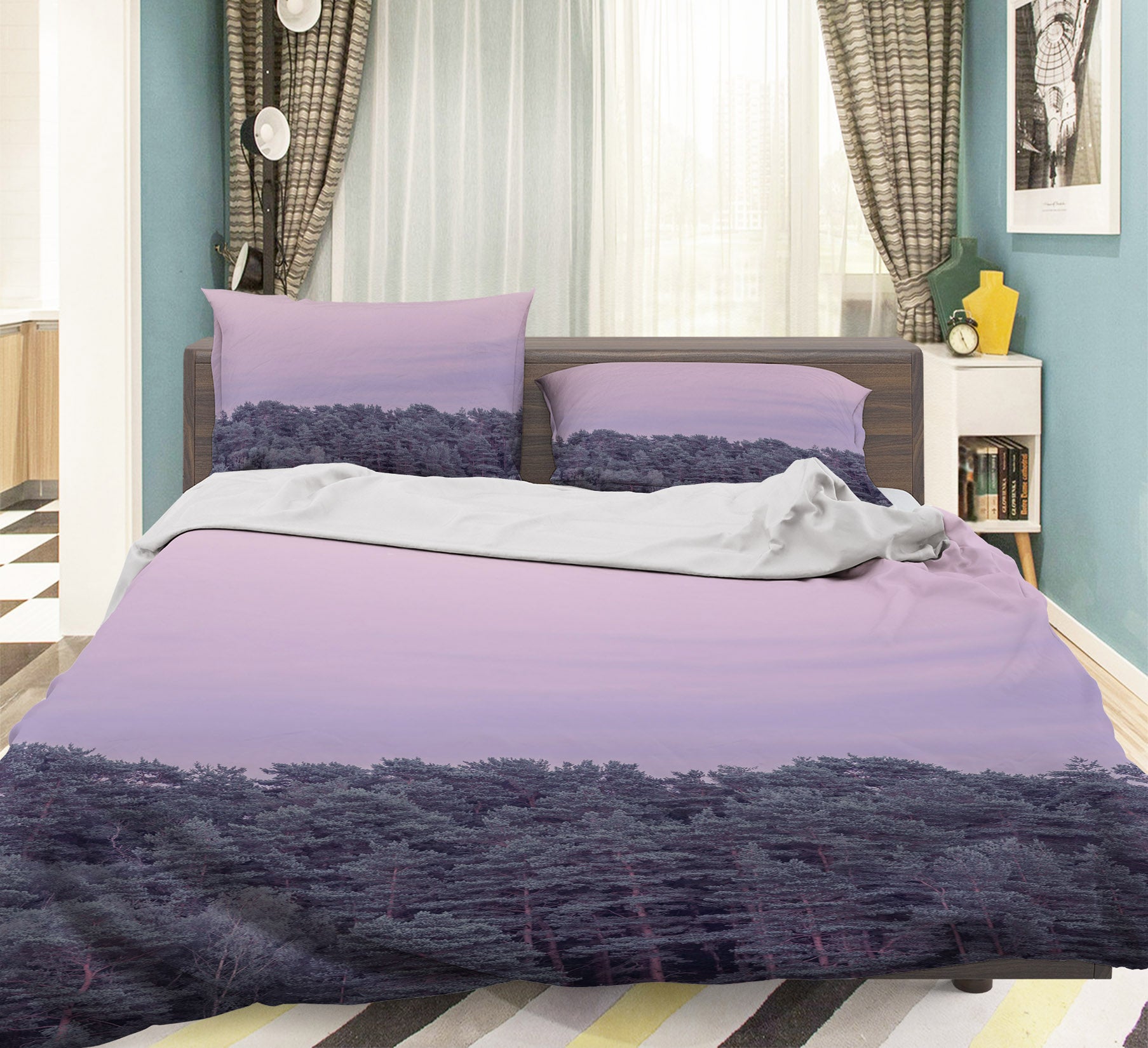 3D Sky Pine 7197 Assaf Frank Bedding Bed Pillowcases Quilt Cover Duvet Cover