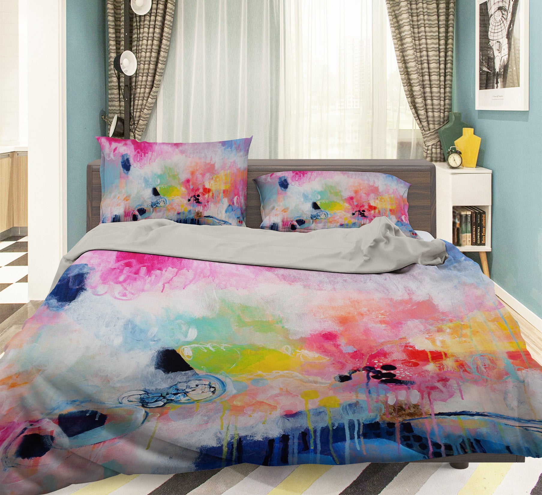 3D Color Painting 1202 Misako Chida Bedding Bed Pillowcases Quilt Cover Duvet Cover
