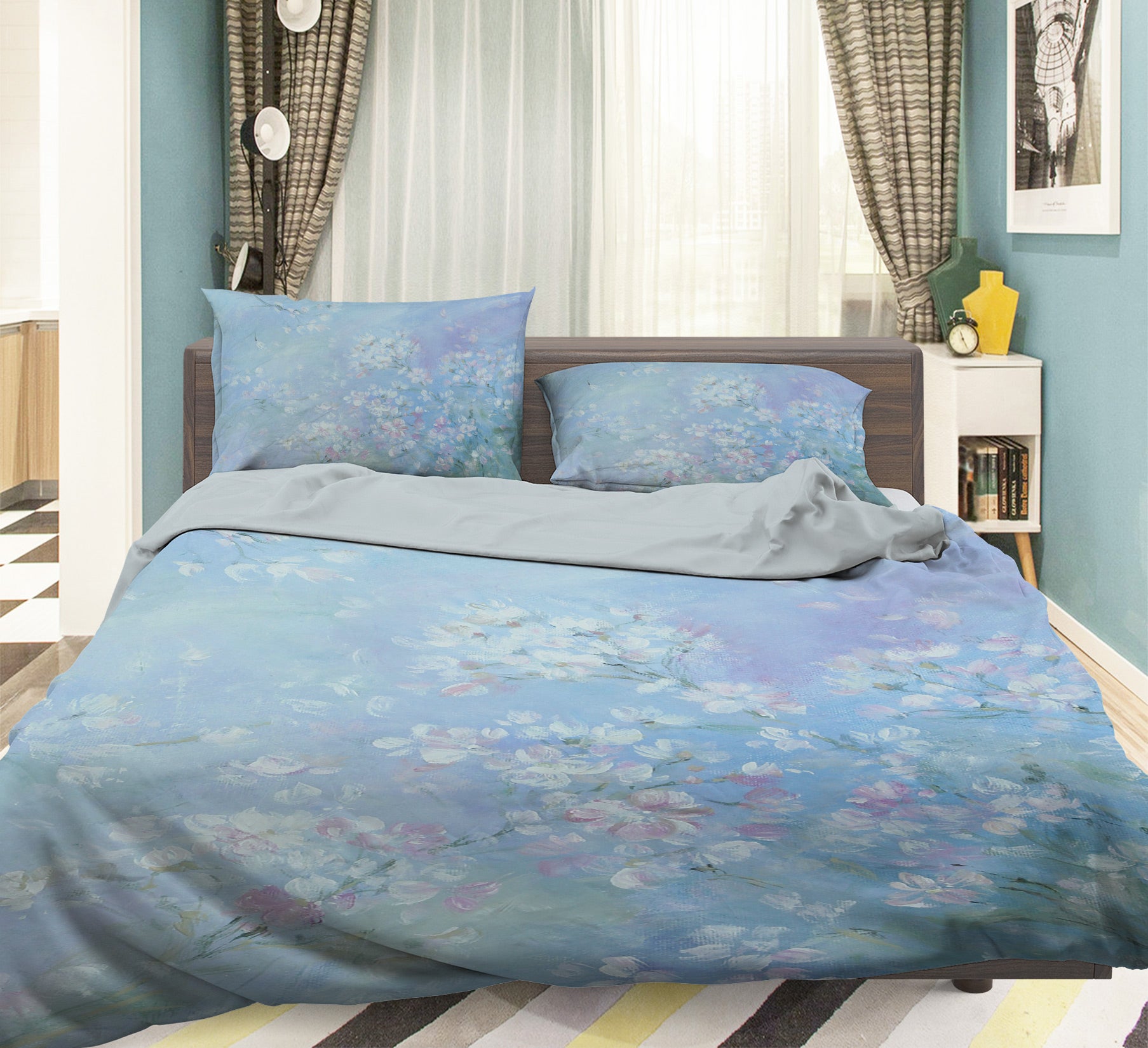 3D Flower Bush Petals 2128 Debi Coules Bedding Bed Pillowcases Quilt