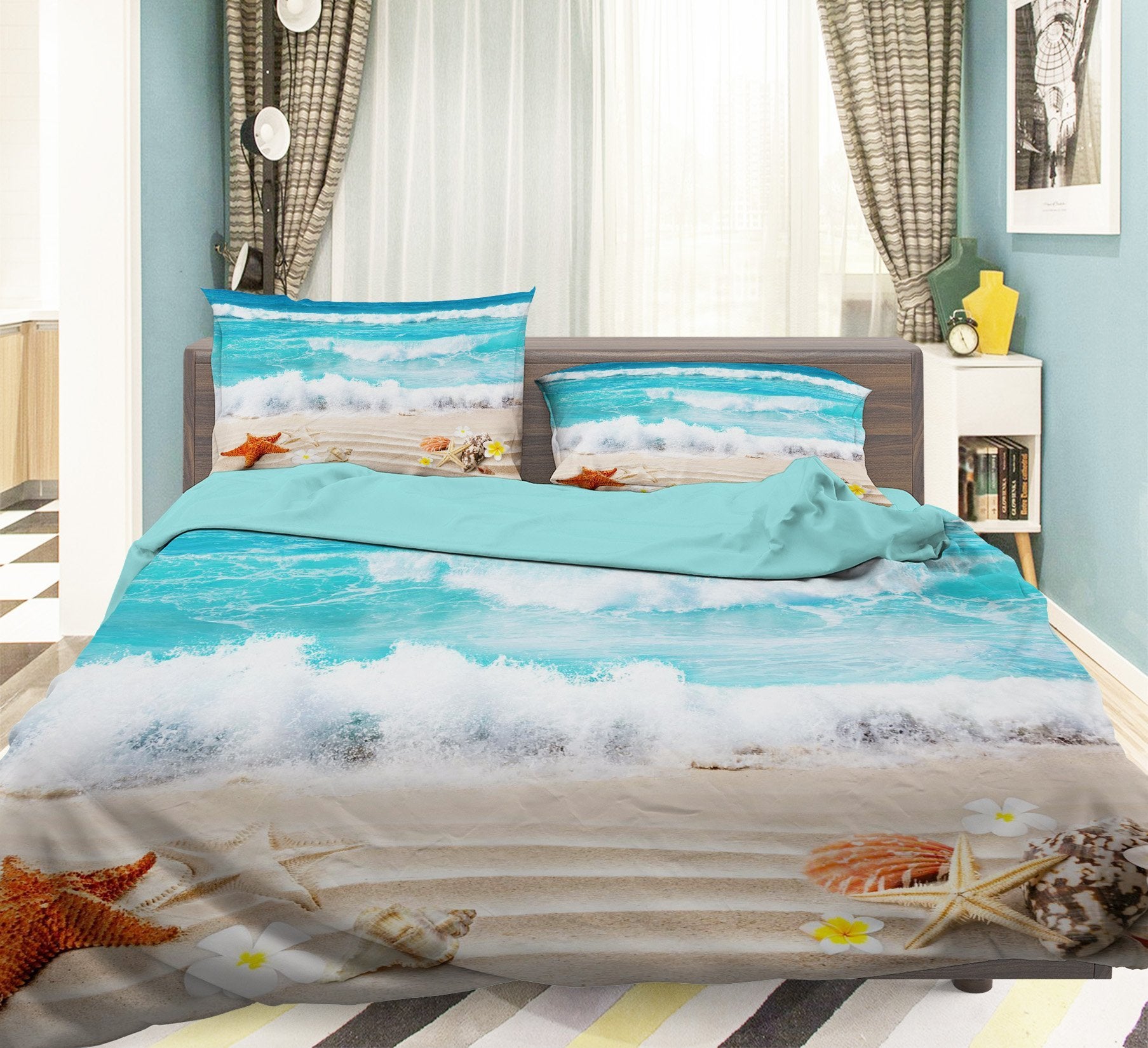 3D Beautiful Beach 160 Bed Pillowcases Quilt Wallpaper AJ Wallpaper 