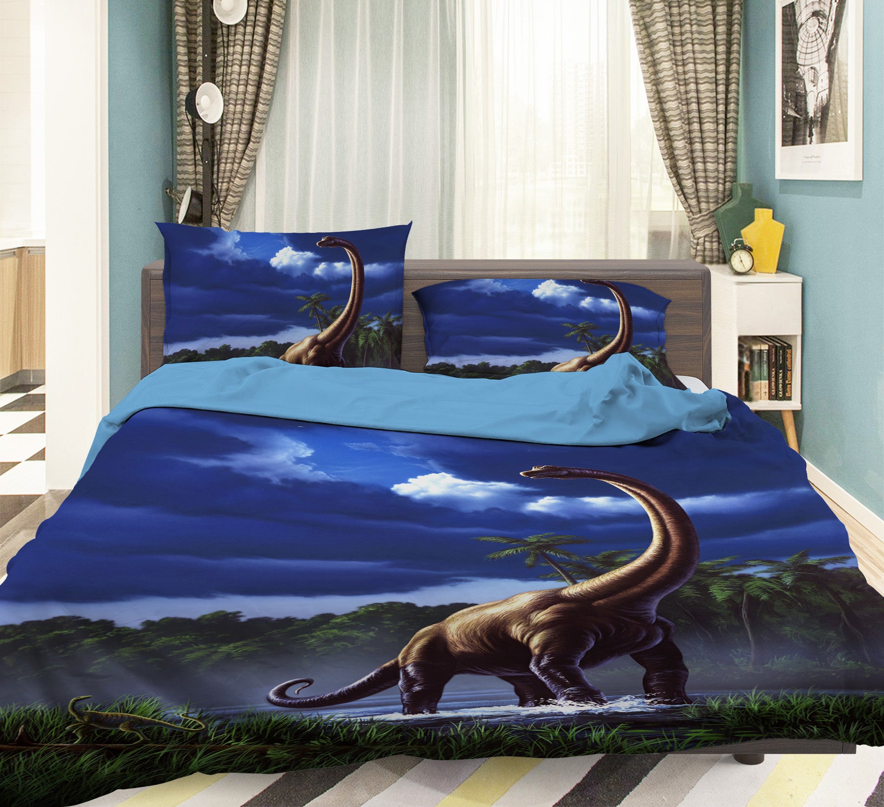3D Brachiosaur 2113 Jerry LoFaro bedding Bed Pillowcases Quilt