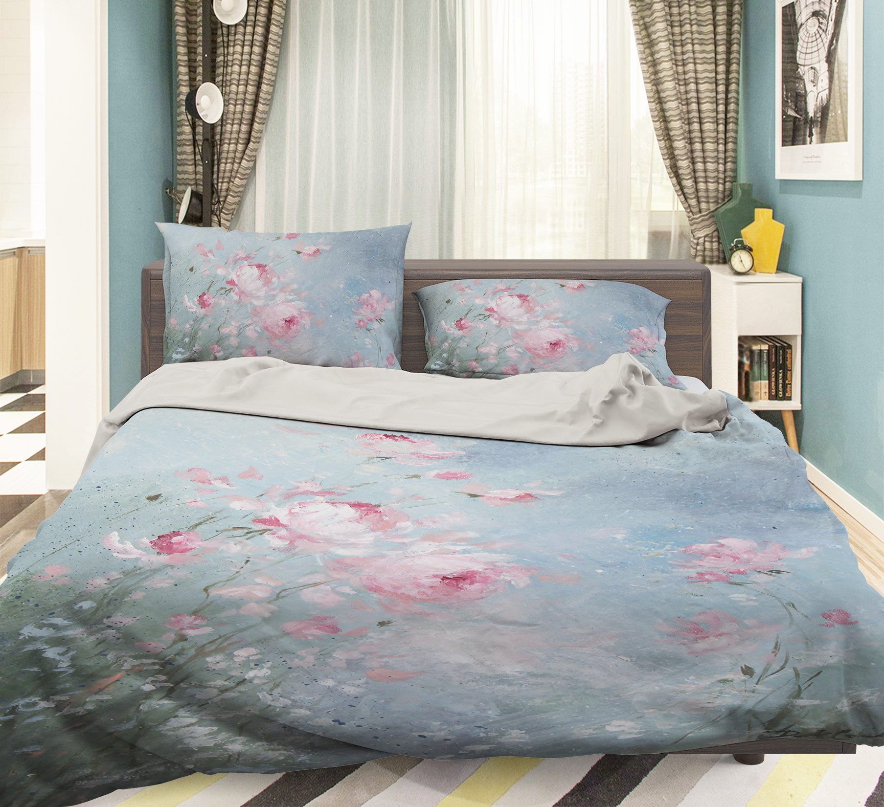 3D Flower Petals 2127 Debi Coules Bedding Bed Pillowcases Quilt