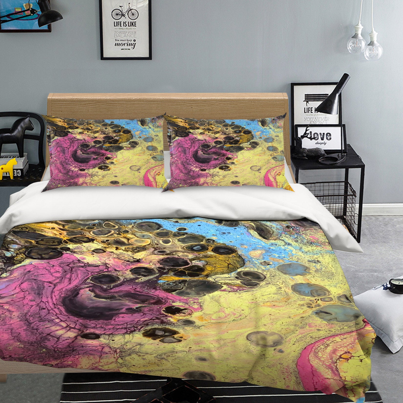 3D Colorful Lines 40057 Valerie Latrice Bedding Bed Pillowcases Quilt