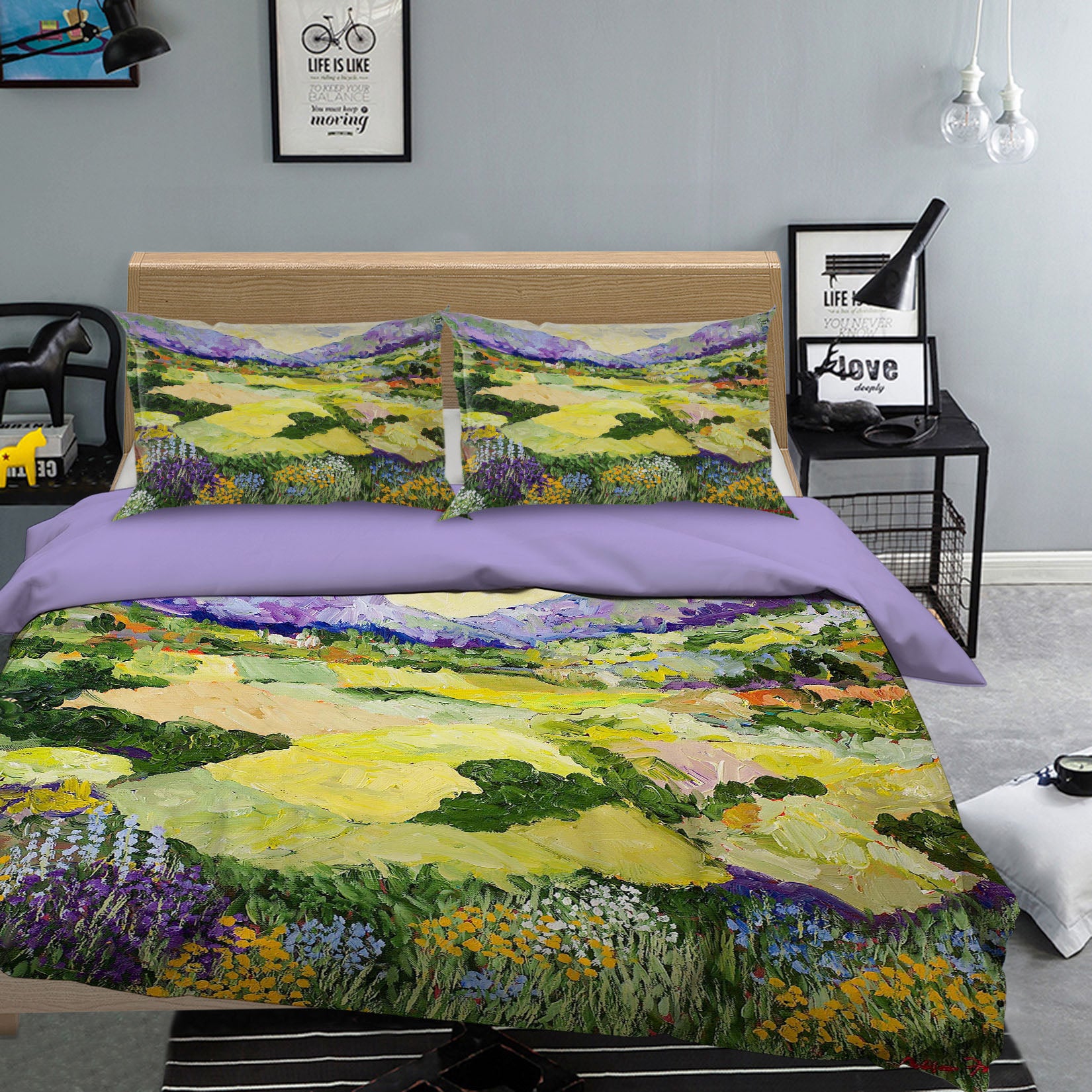 3D Cool Grass 1045 Allan P. Friedlander Bedding Bed Pillowcases Quilt